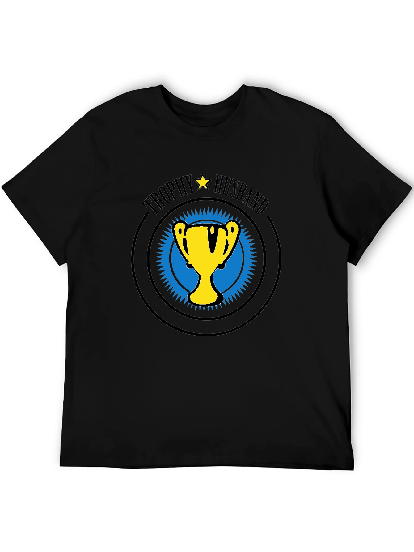 Trophy Husband Graphic T-Shirt - Black
