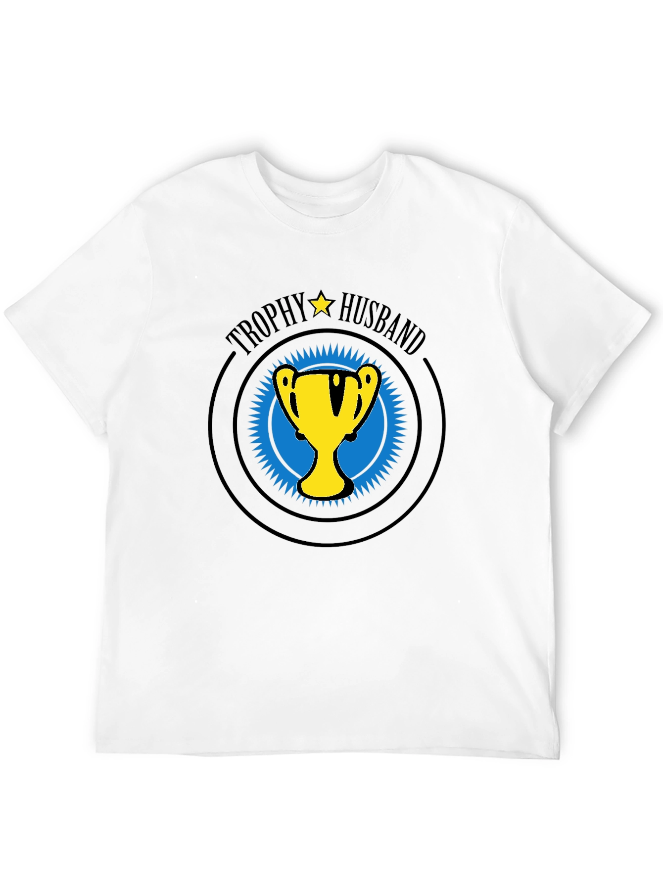 Trophy Husband Graphic T-Shirt - Black