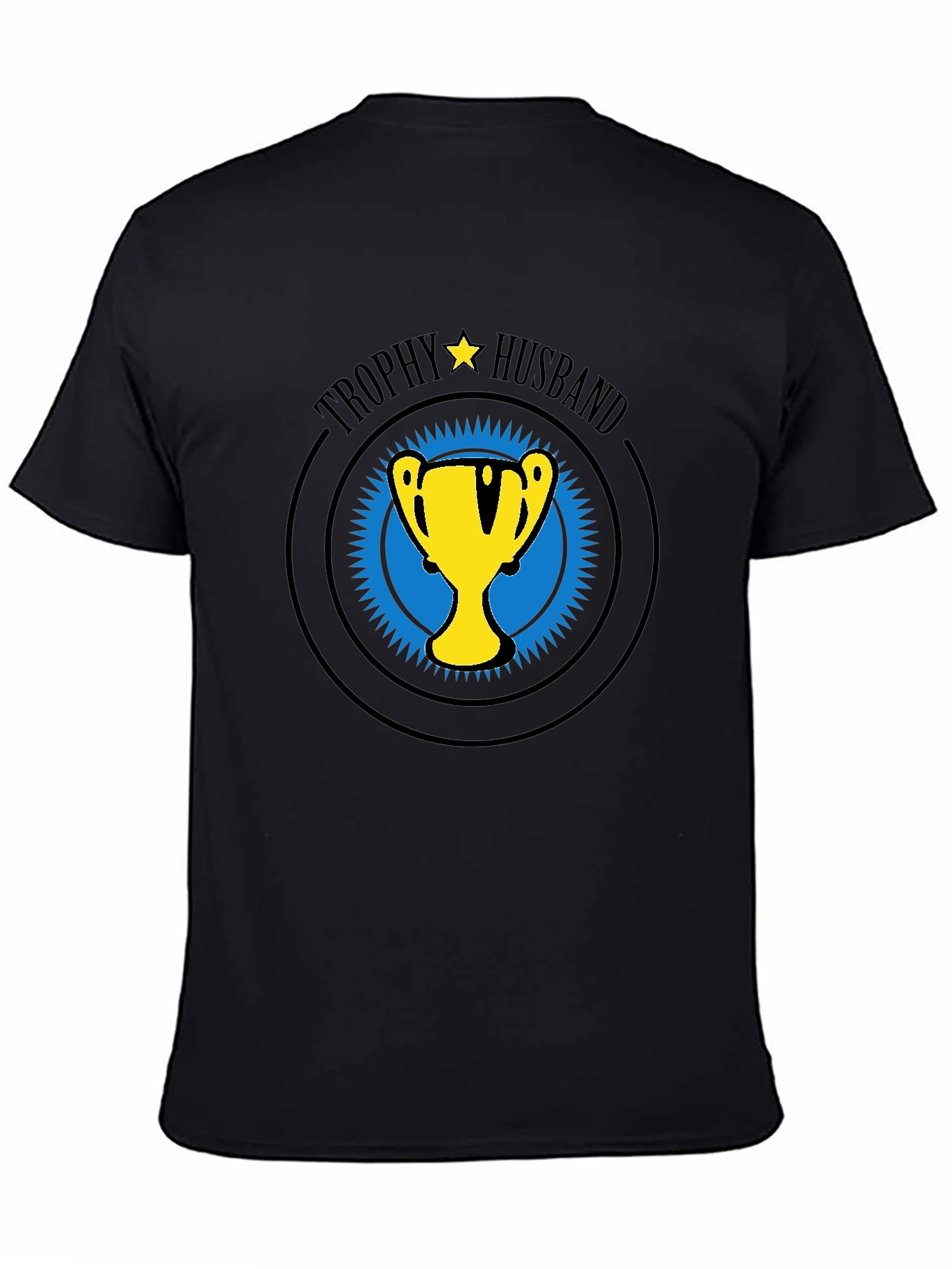 Trophy Husband Graphic T-Shirt - Black