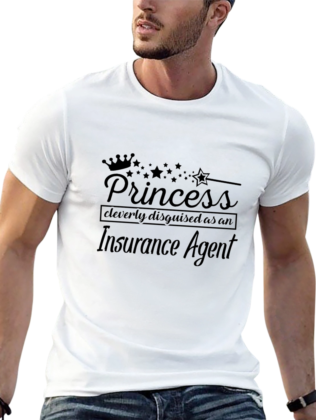 Princess Disguised as Insurance Agent T-Shirt