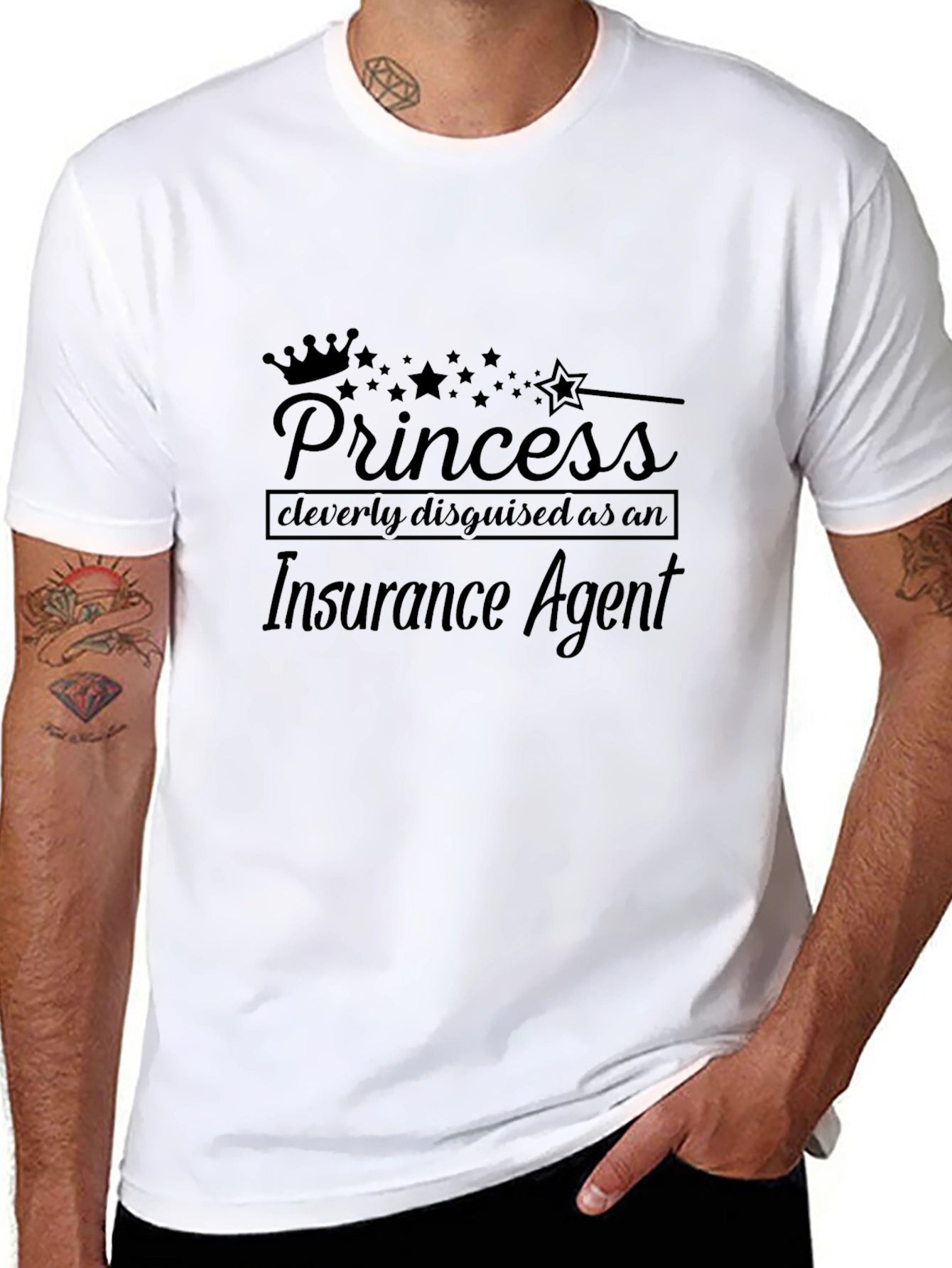 Princess Disguised as Insurance Agent T-Shirt
