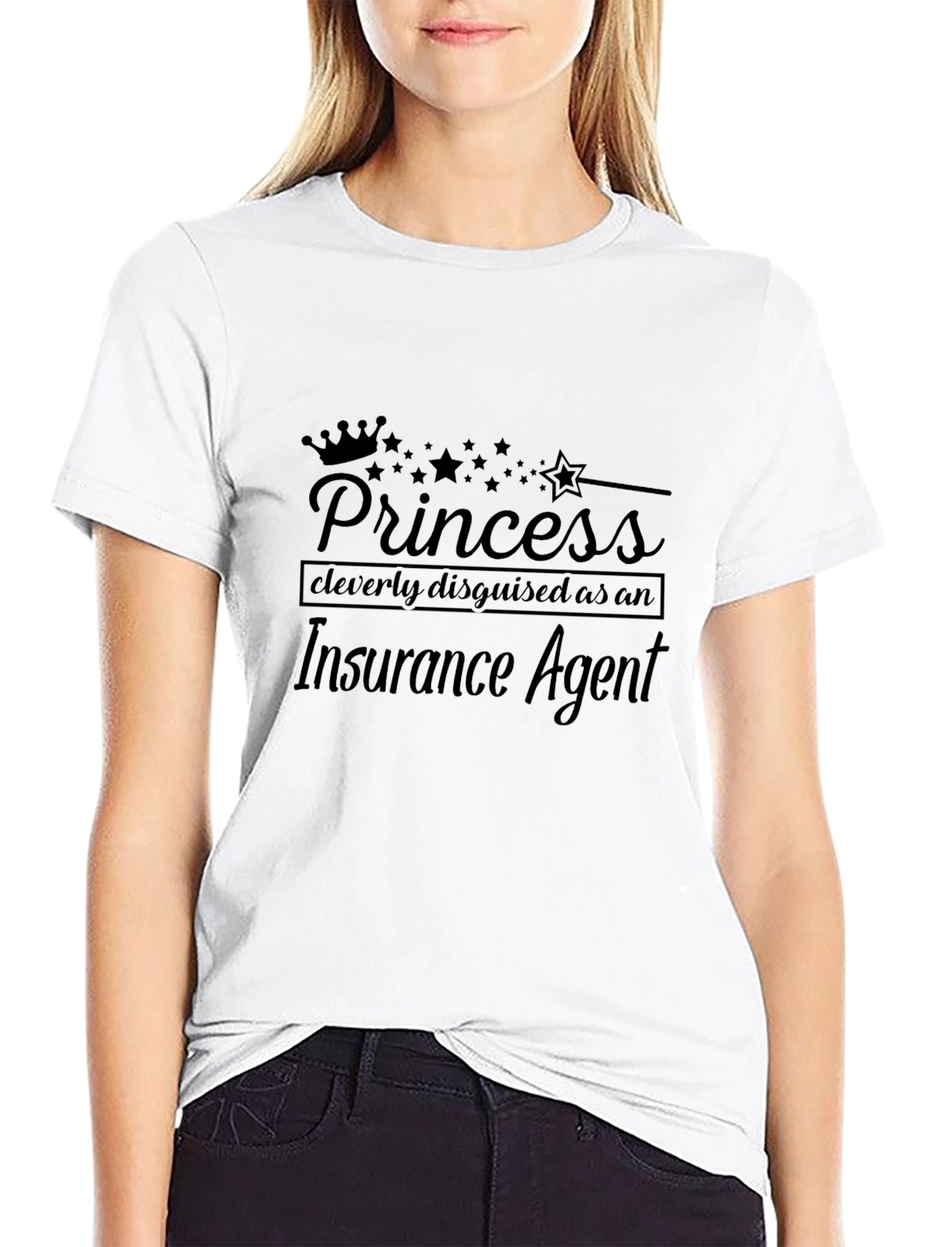 Princess Disguised as Insurance Agent T-Shirt