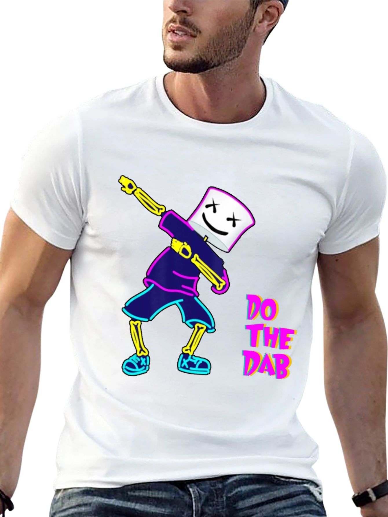Do The Dab Graphic T-Shirt - Black Crew Neck