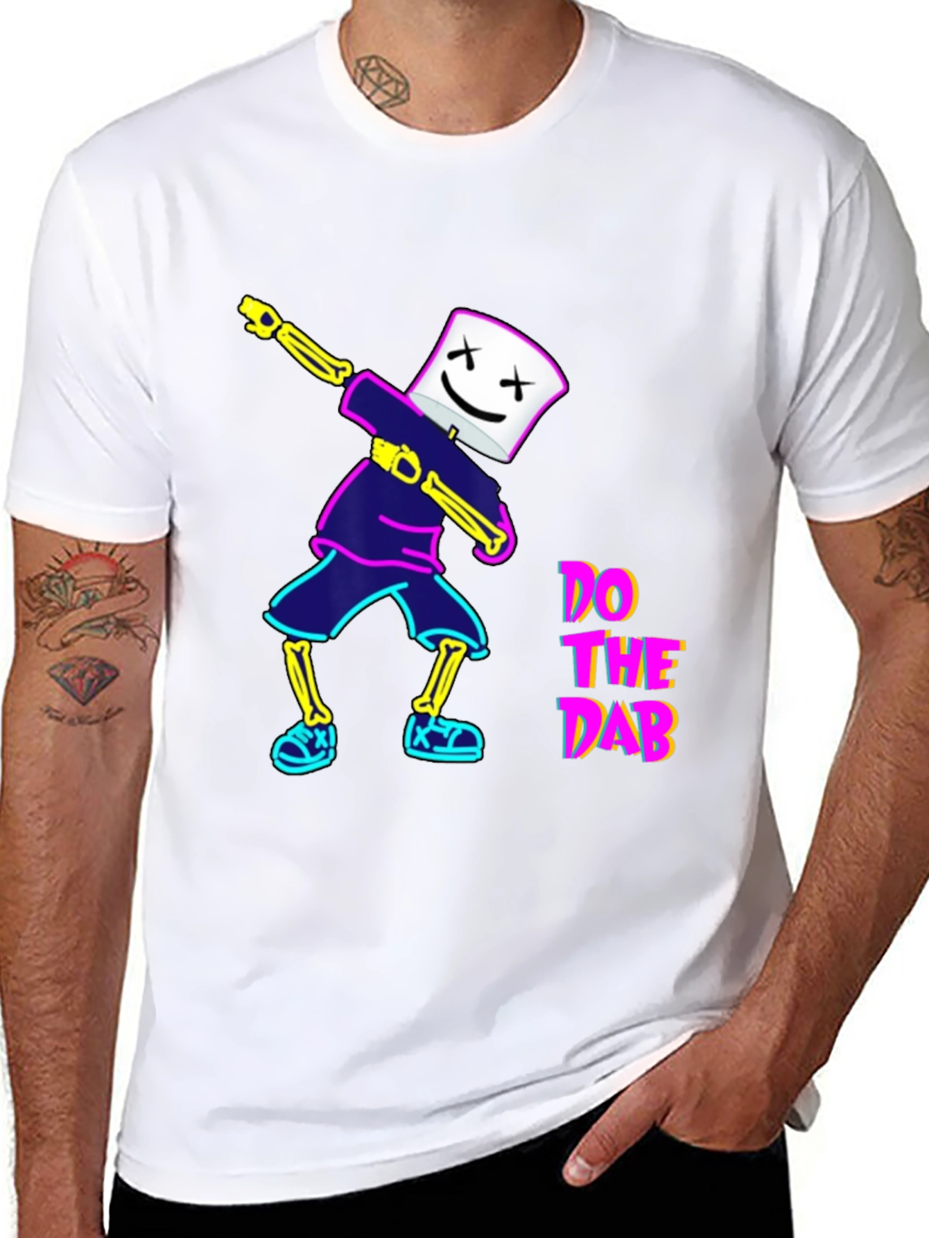 Do The Dab Graphic T-Shirt - Black Crew Neck