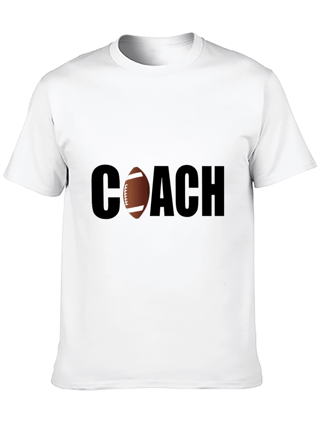 Football Coach T-Shirt - Stylish Black Tee