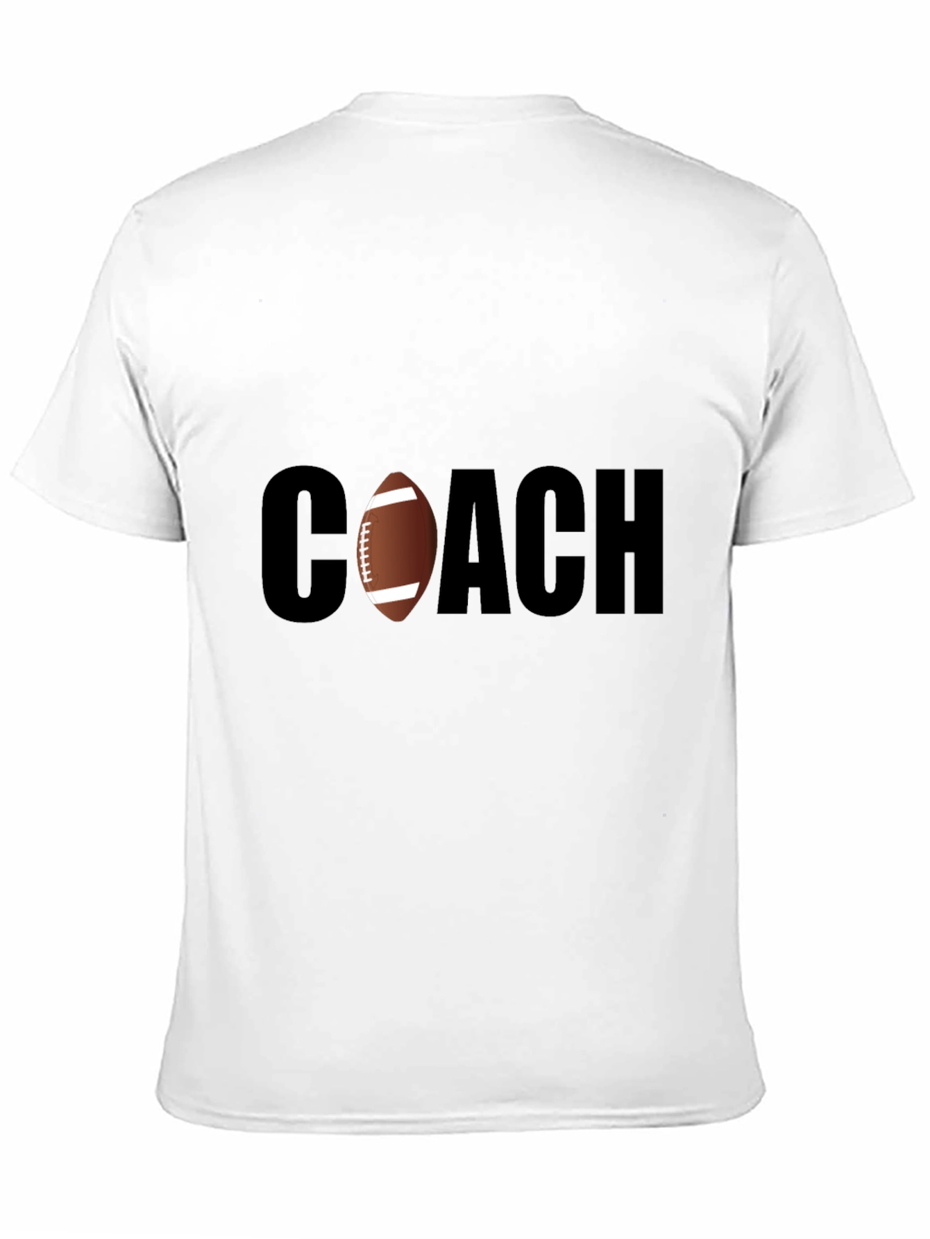 Football Coach T-Shirt - Stylish Black Tee