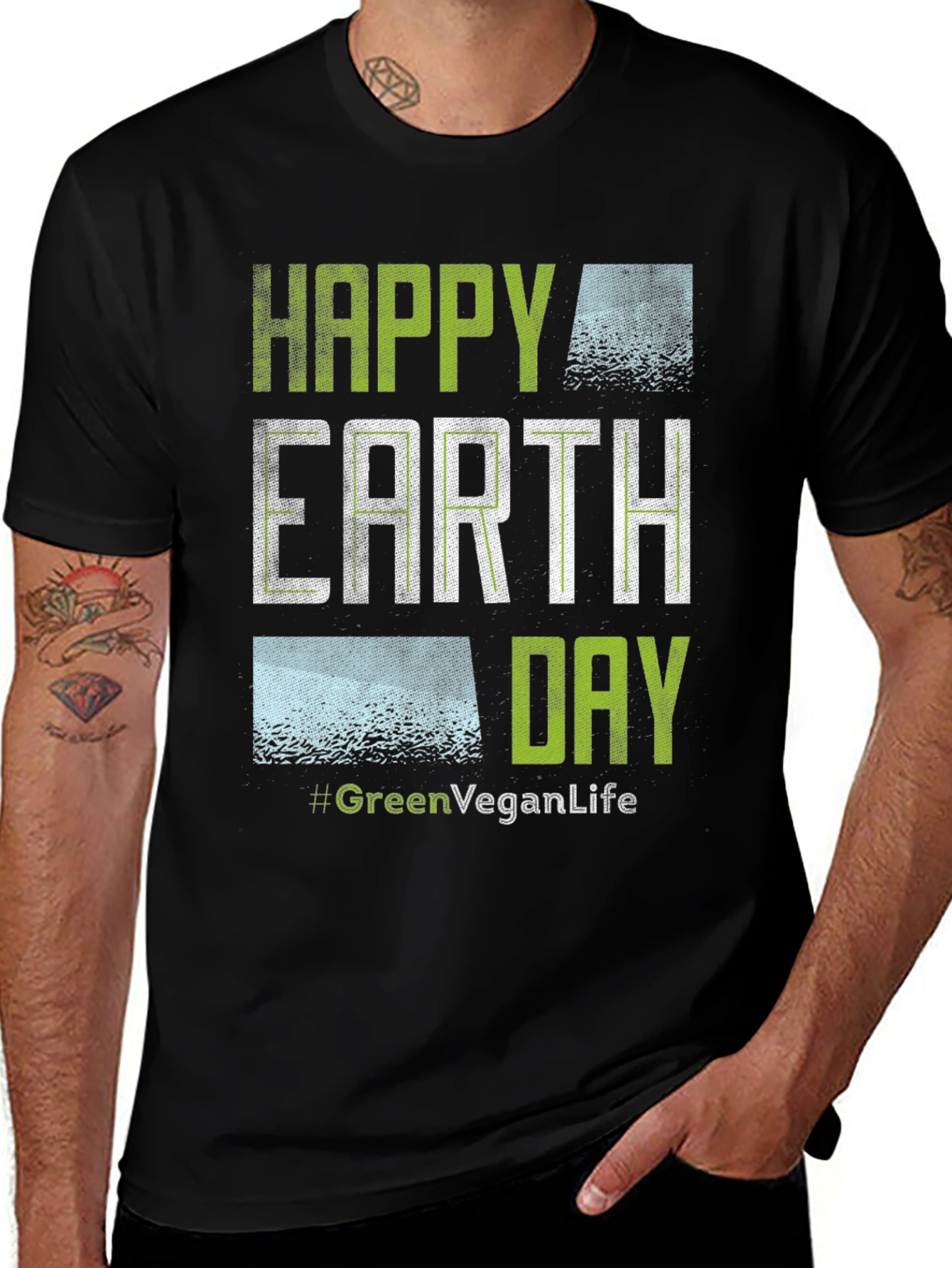 Happy Earth Day #GreenVeganLife T-Shirt