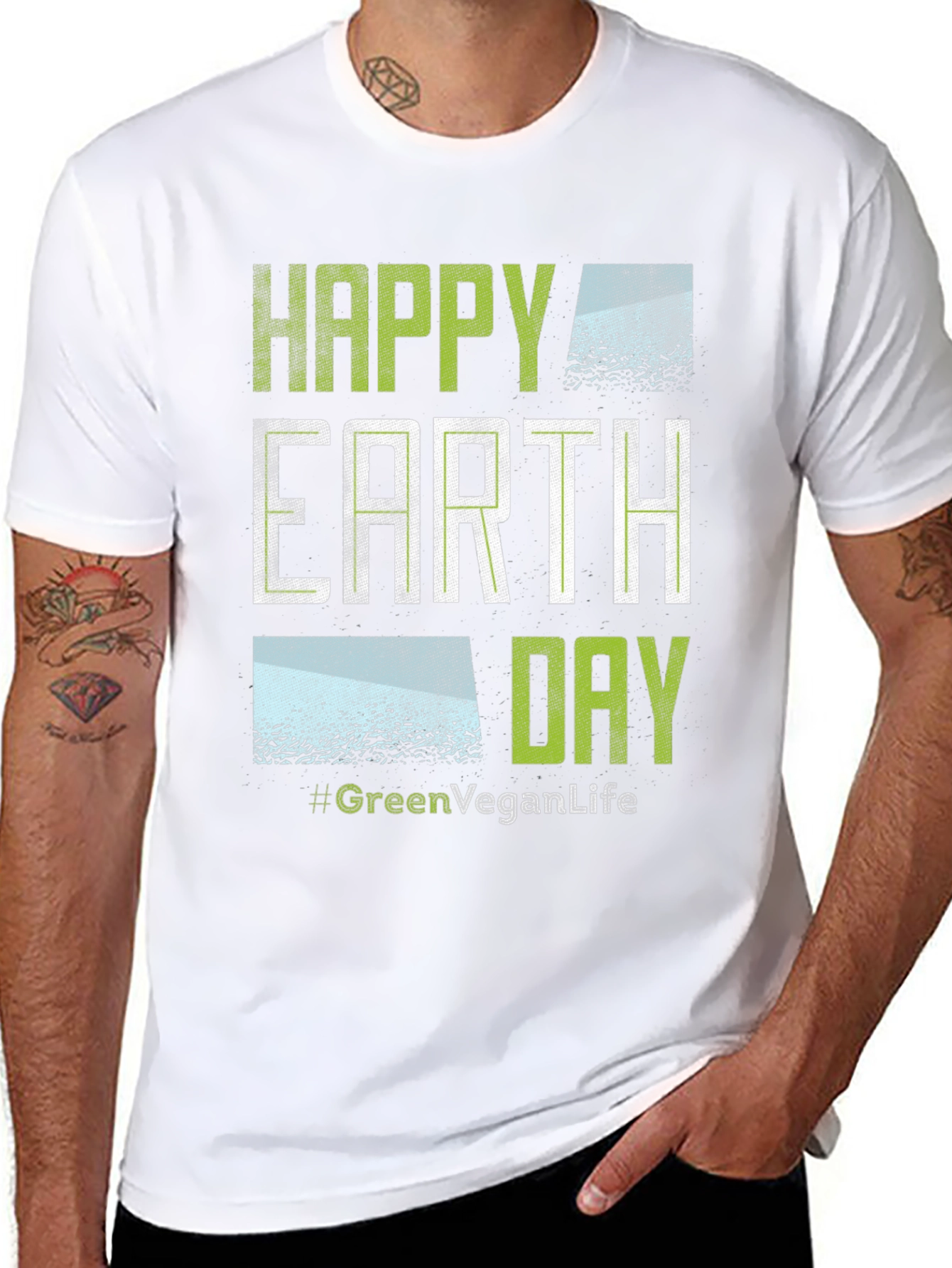Happy Earth Day #GreenVeganLife T-Shirt
