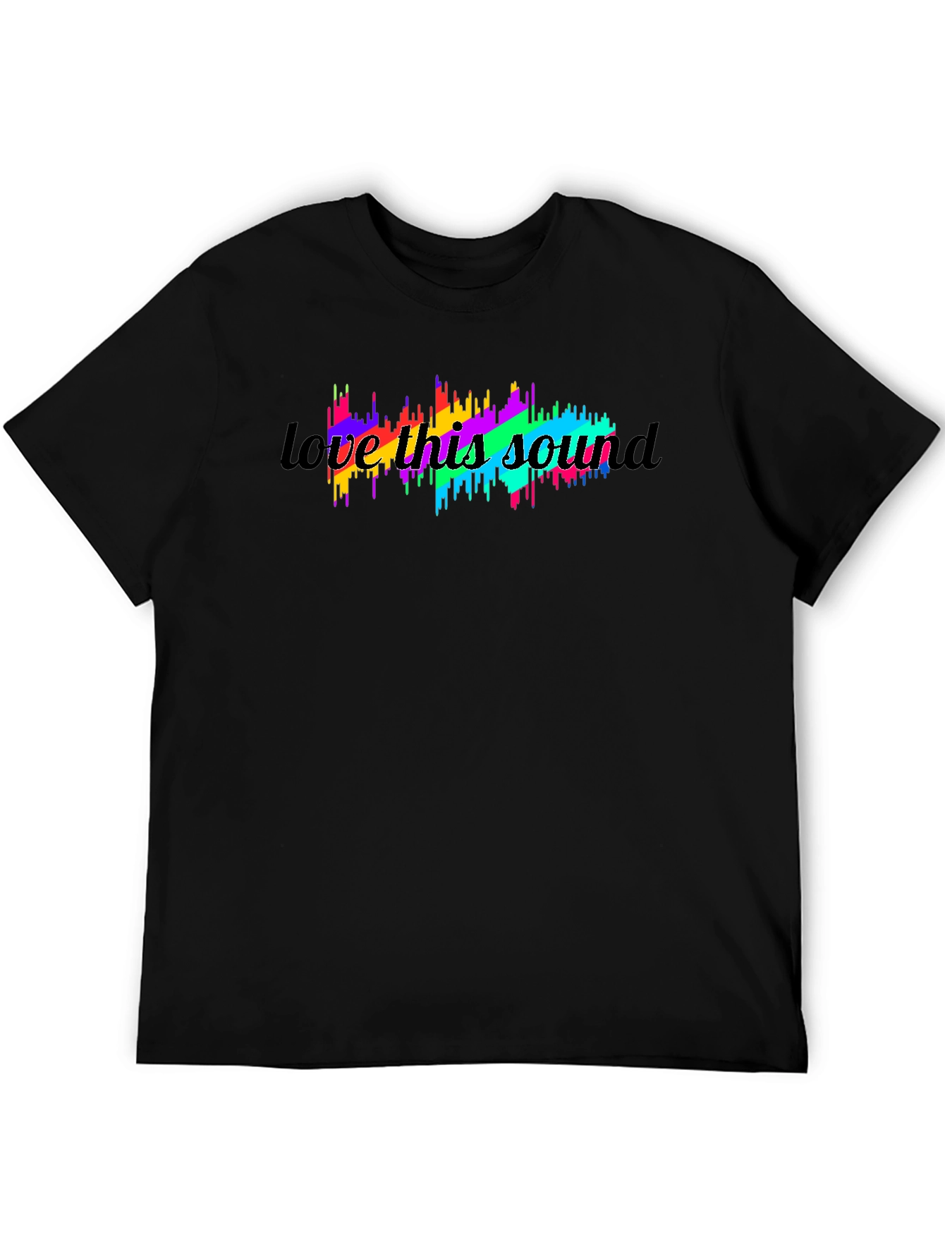 Love This Sound Graphic Tee - Black T-Shirt