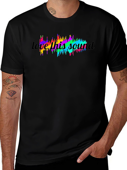 Love This Sound Graphic Tee - Black T-Shirt