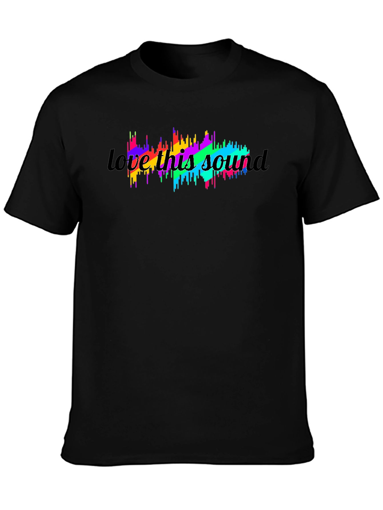 Love This Sound Graphic Tee - Black T-Shirt