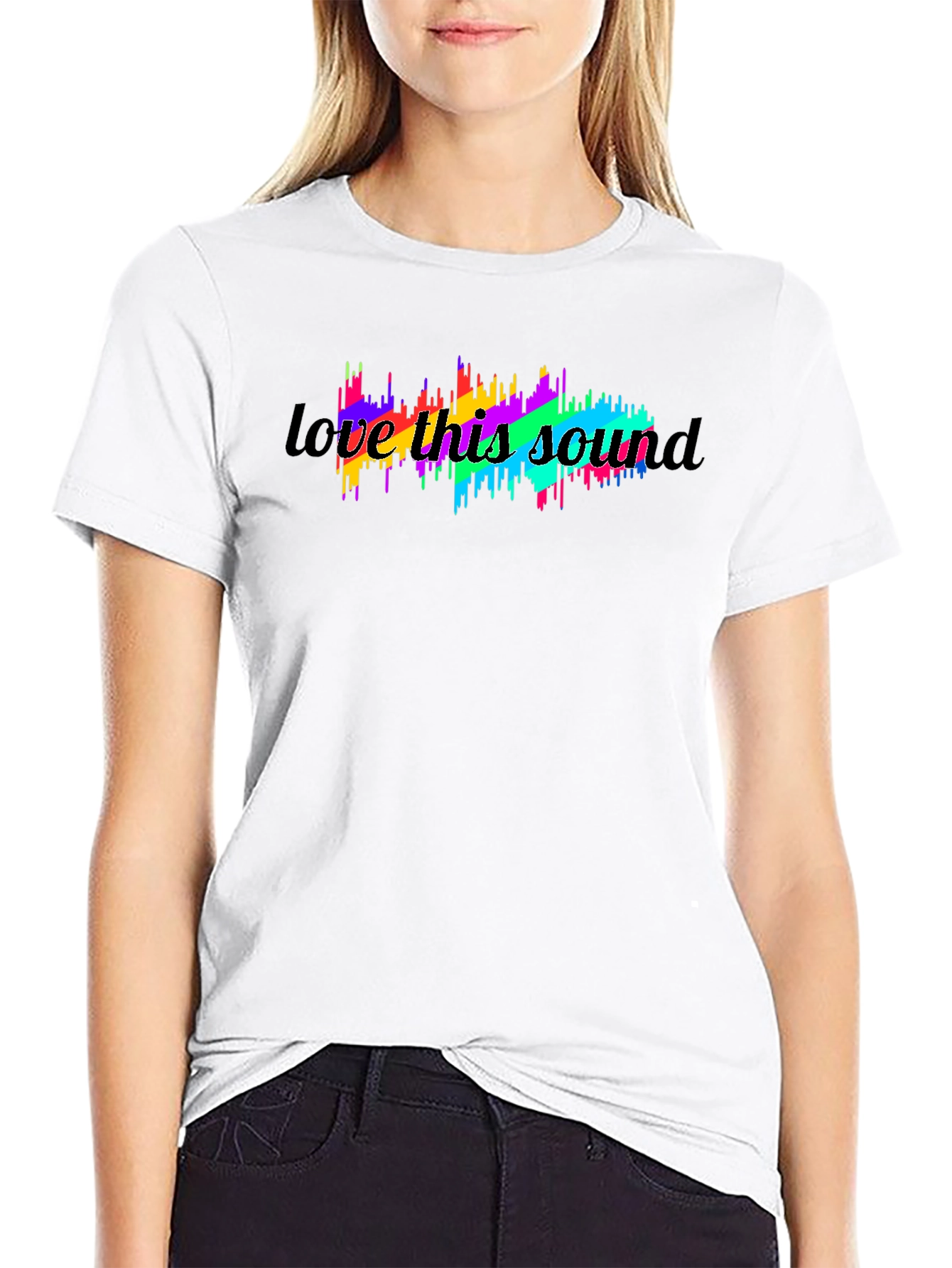 Love This Sound Graphic Tee - Black T-Shirt