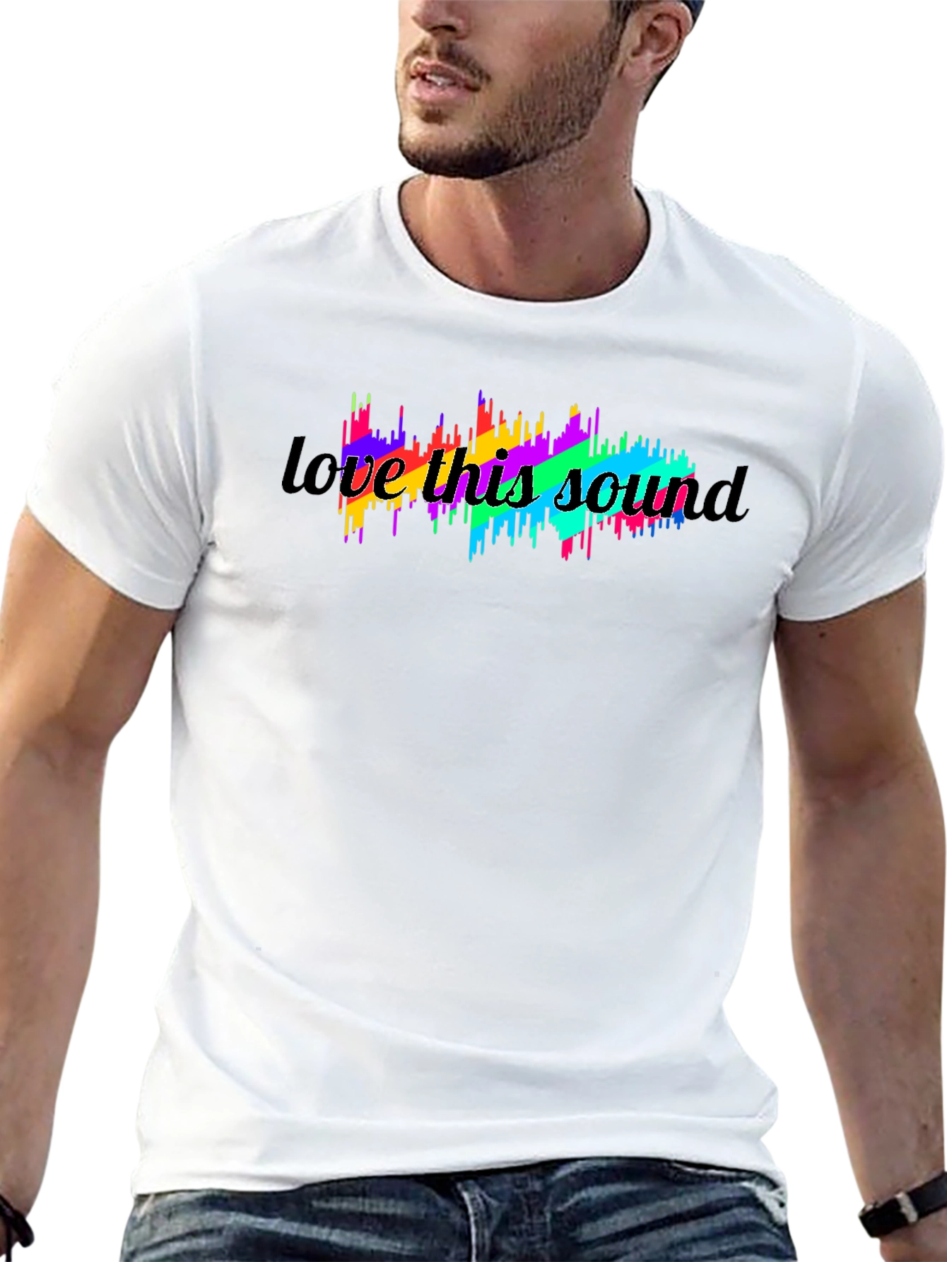 Love This Sound Graphic Tee - Black T-Shirt