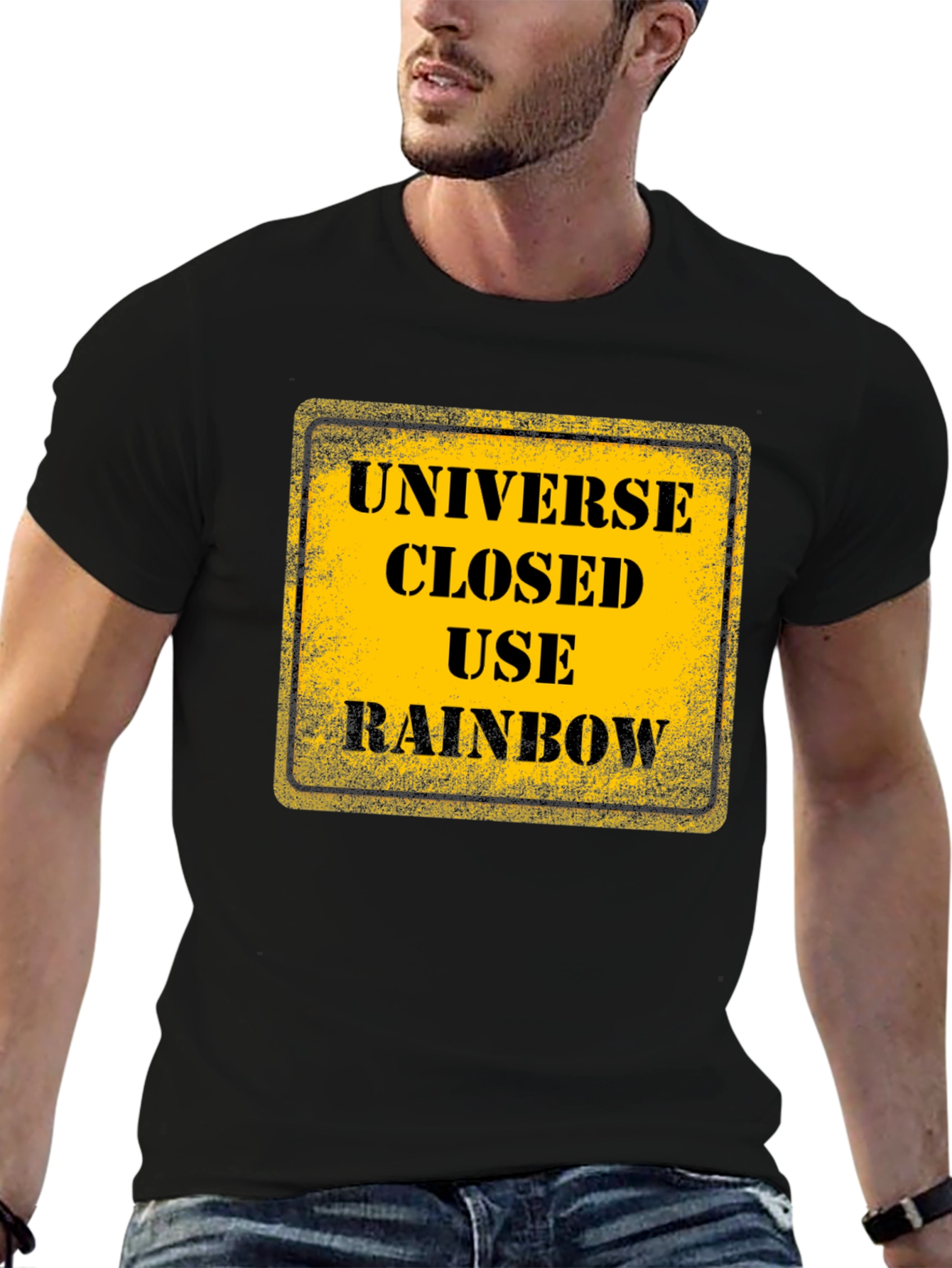 Universe Closed Rainbow T-Shirt