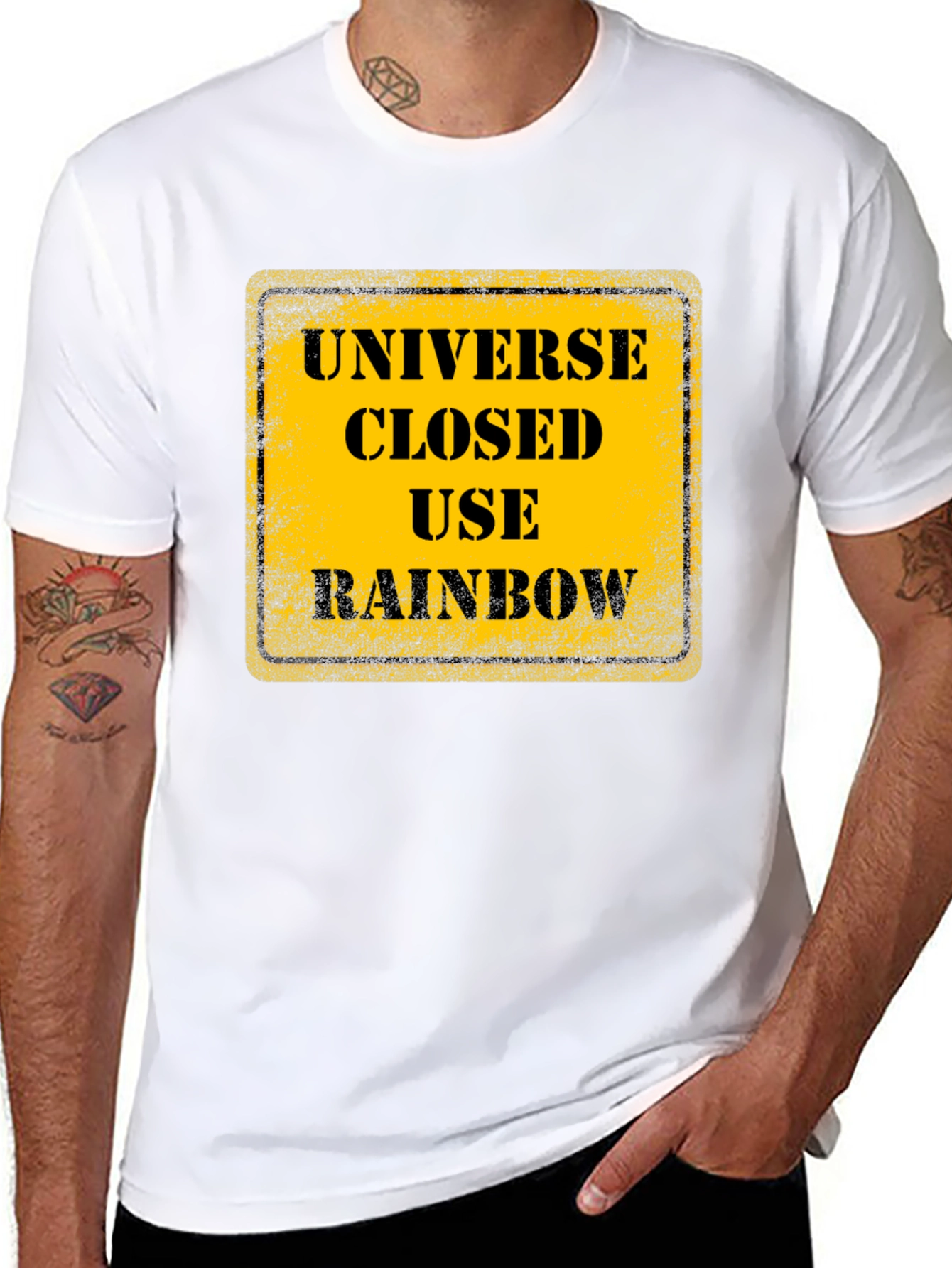 Universe Closed Rainbow T-Shirt