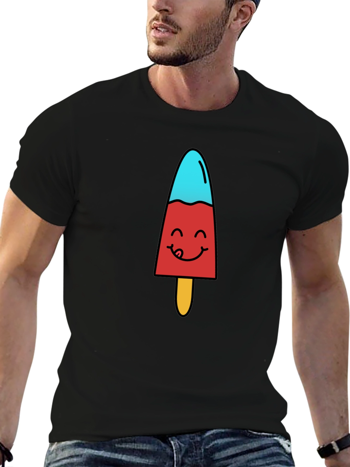Fun Popsicle Graphic T-Shirt - Cool Treat Design