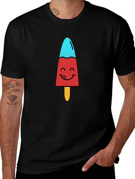 Fun Popsicle Graphic T-Shirt - Cool Treat Design