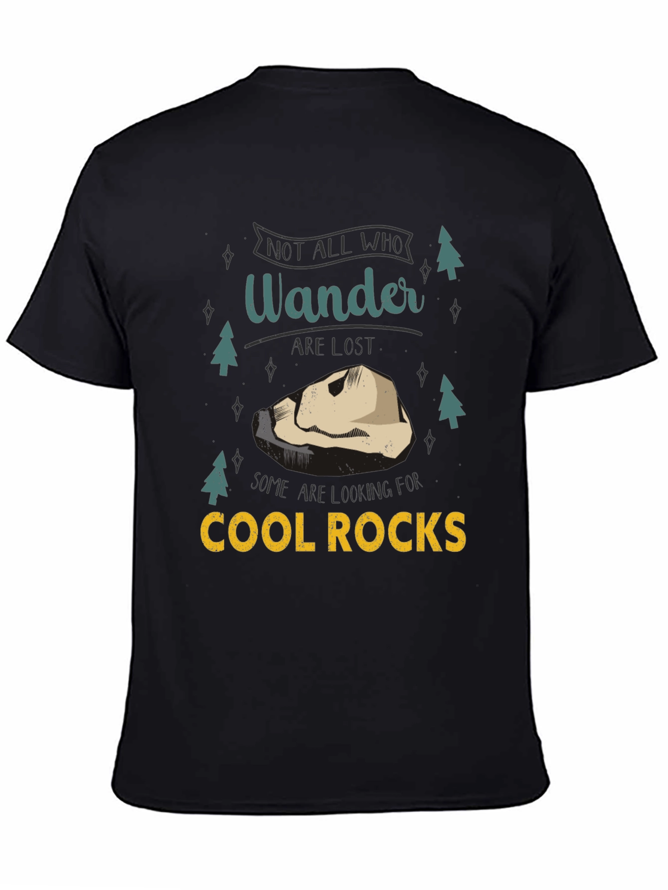 Wanderer Cool Rocks Graphic T-Shirt
