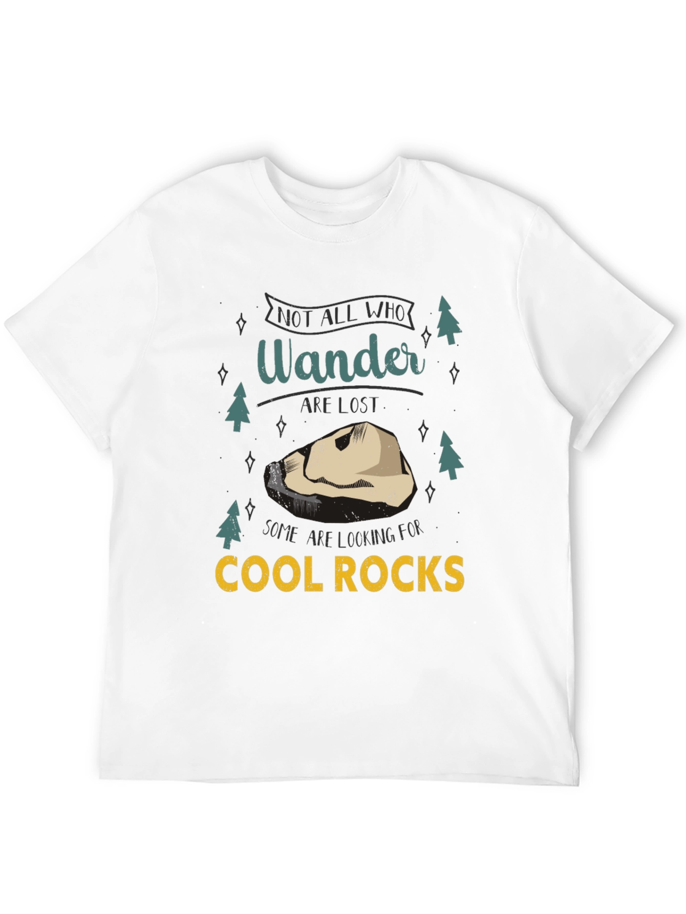 Wanderer Cool Rocks Graphic T-Shirt