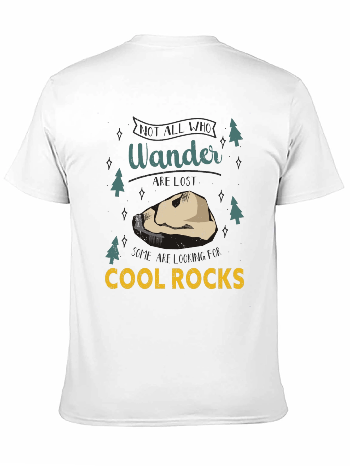 Wanderer Cool Rocks Graphic T-Shirt