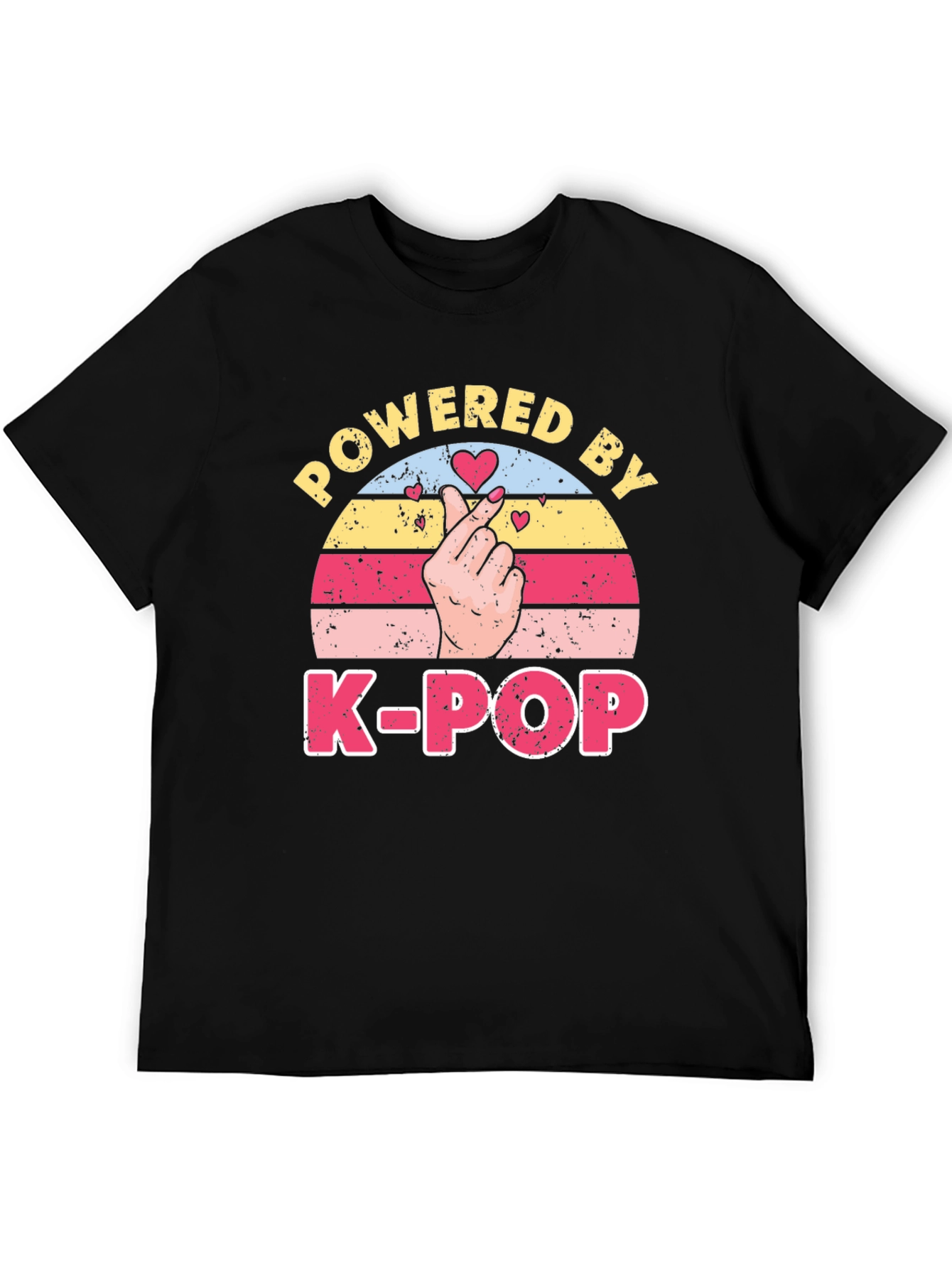 Powered by K-Pop T-Shirt Black