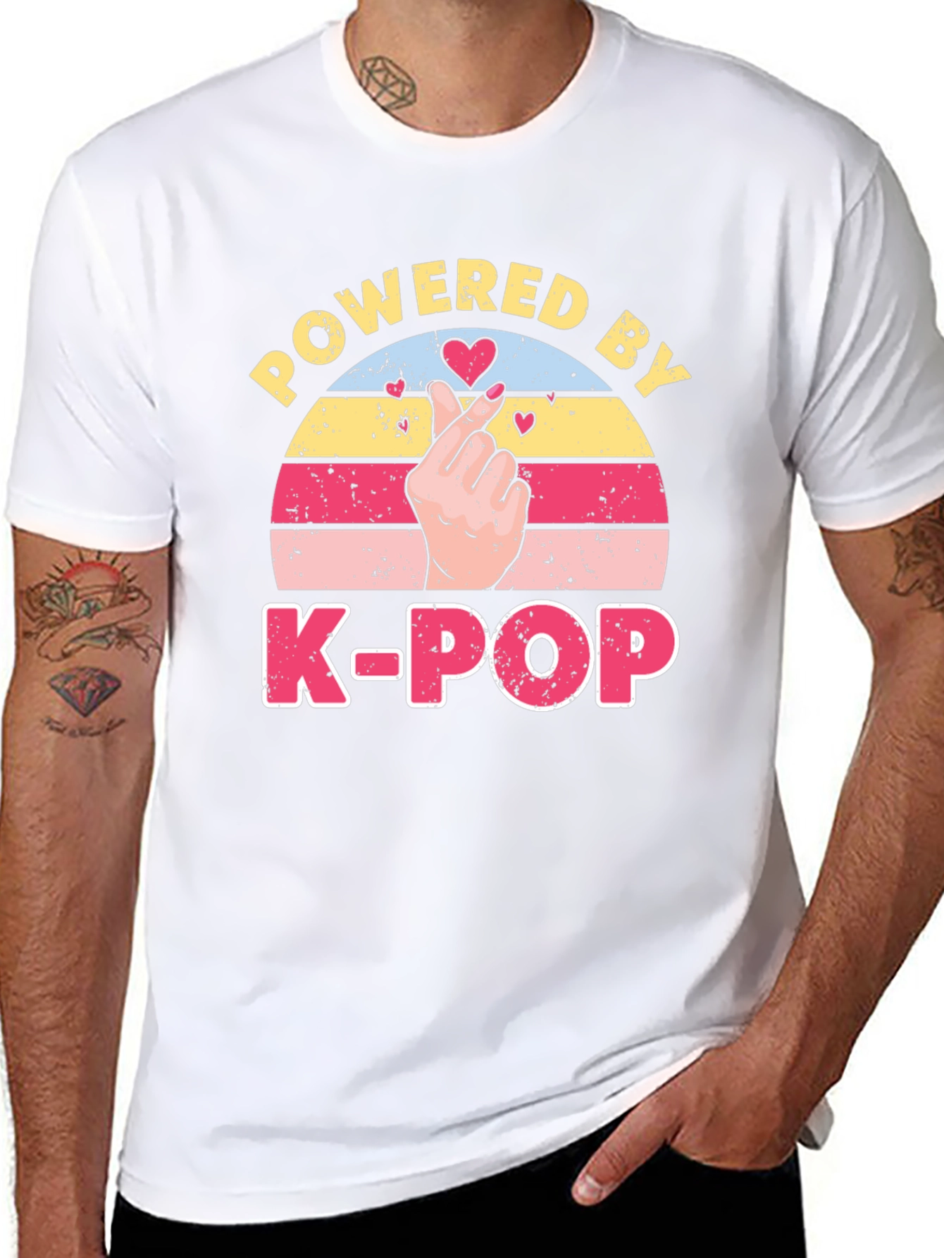 Powered by K-Pop T-Shirt Black