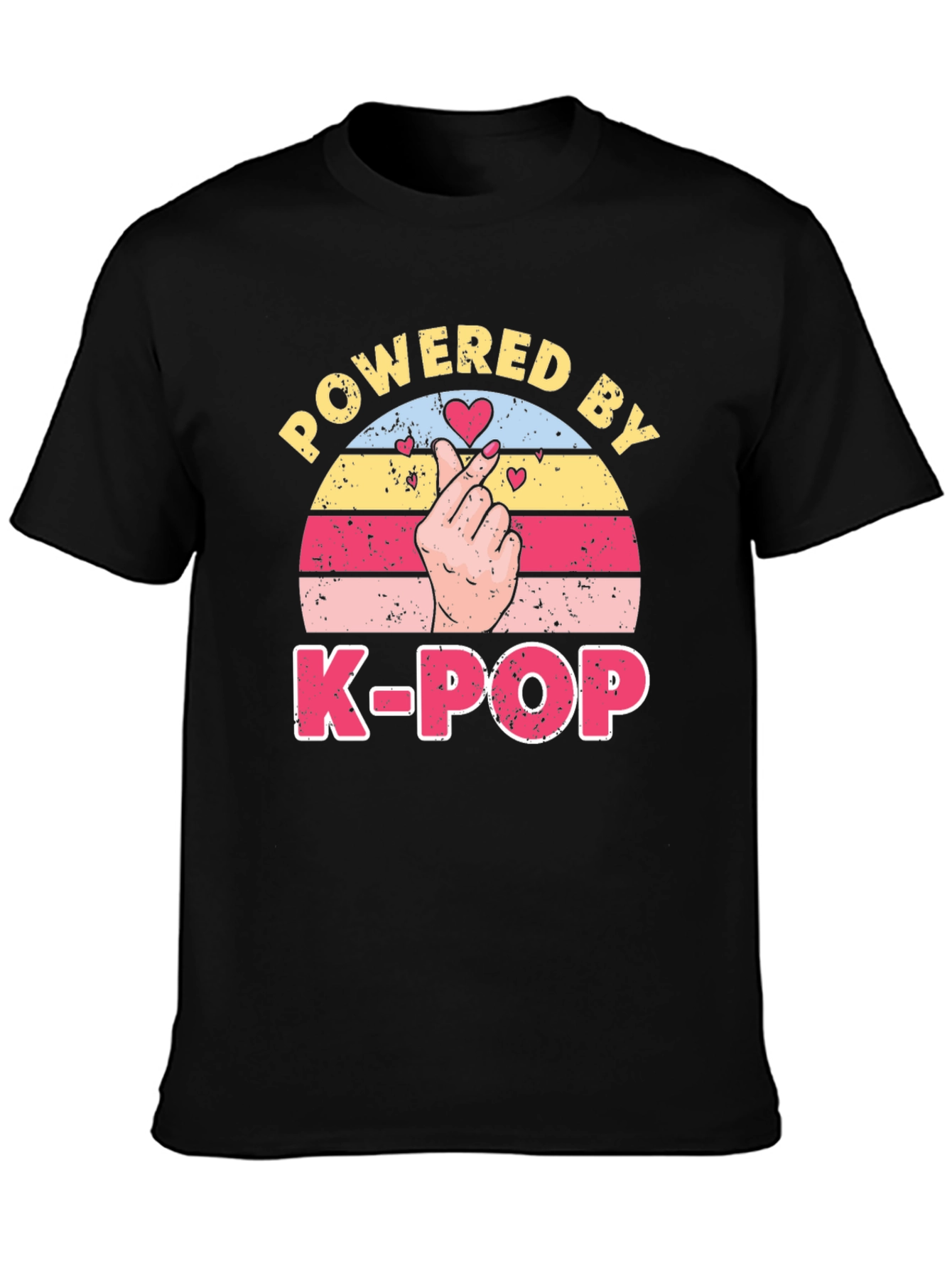 Powered by K-Pop T-Shirt Black