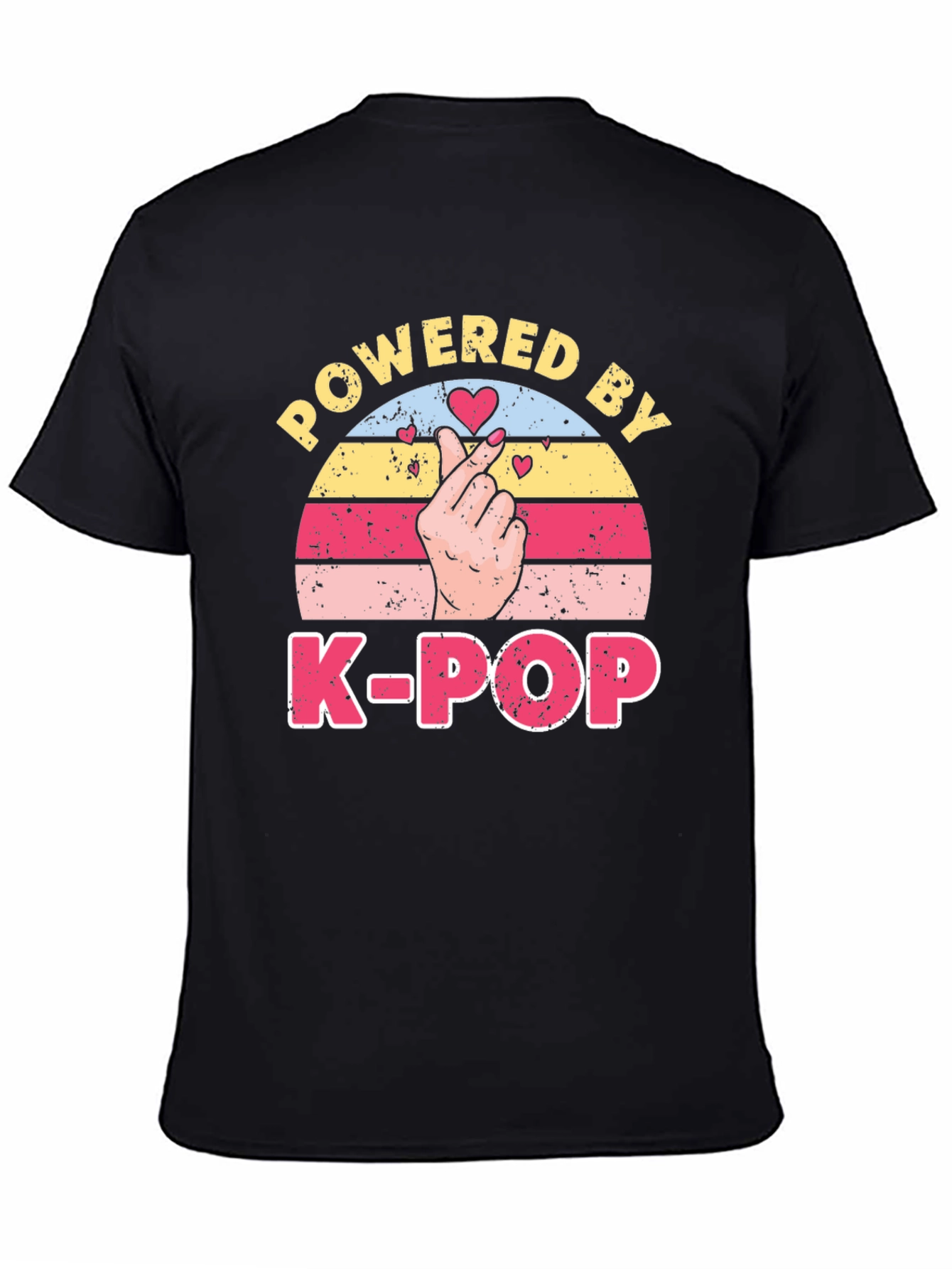 Powered by K-Pop T-Shirt Black