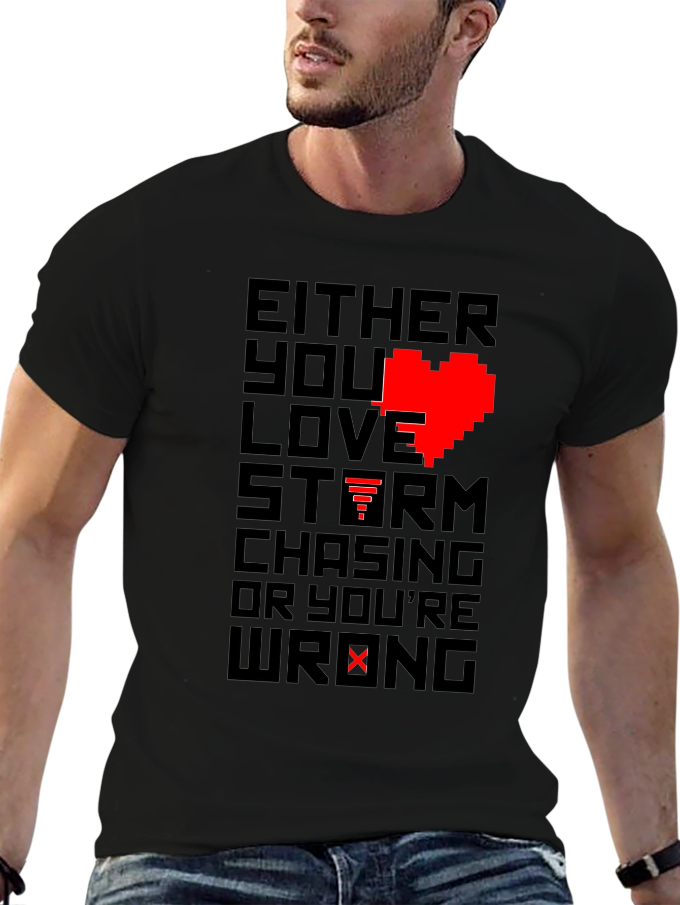 Storm Chasing Heart T-Shirt
