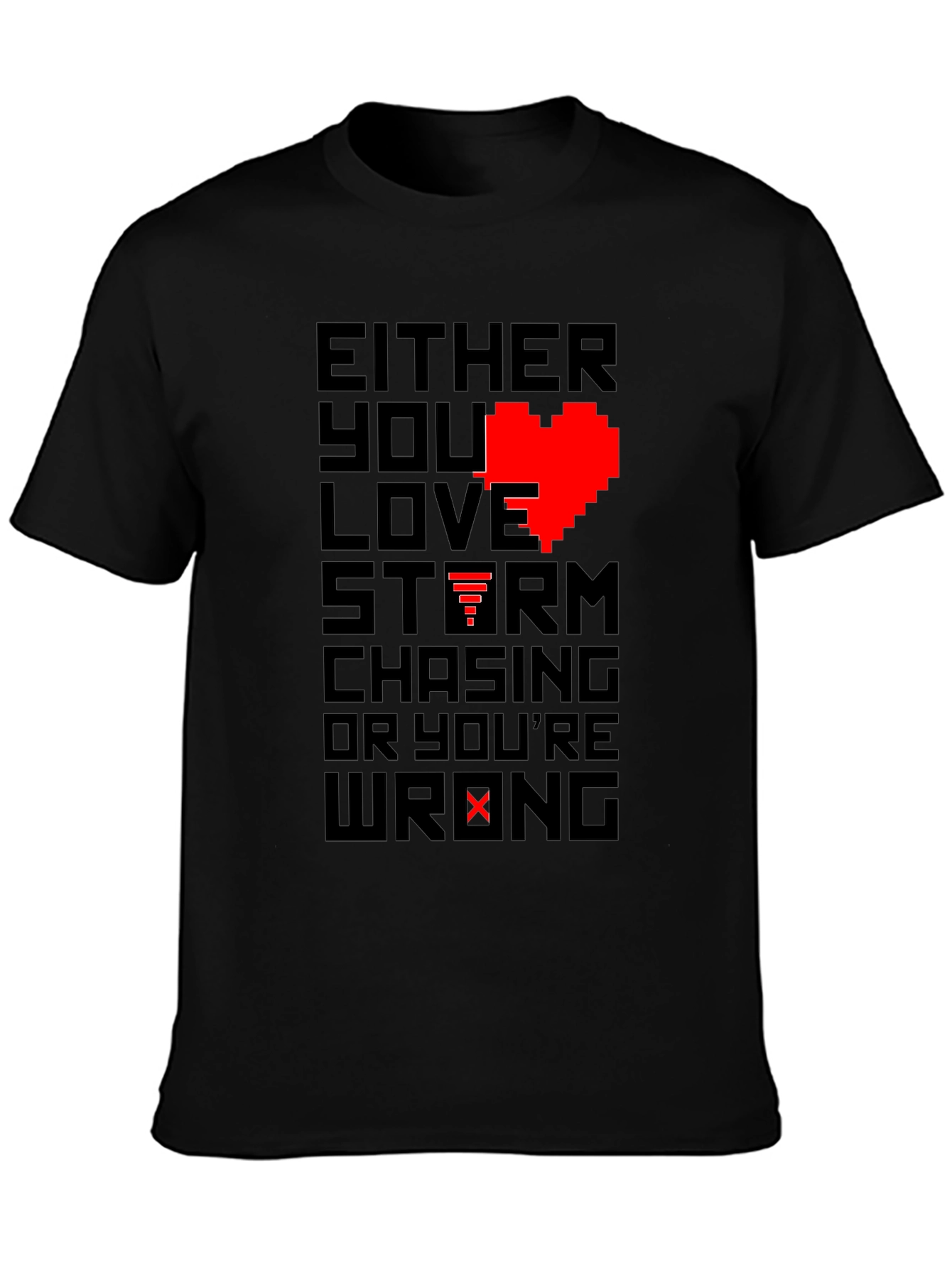 Storm Chasing Heart T-Shirt