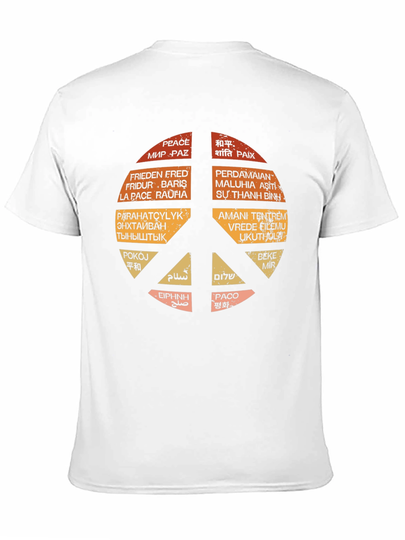Peace Around the World Graphic T-Shirt