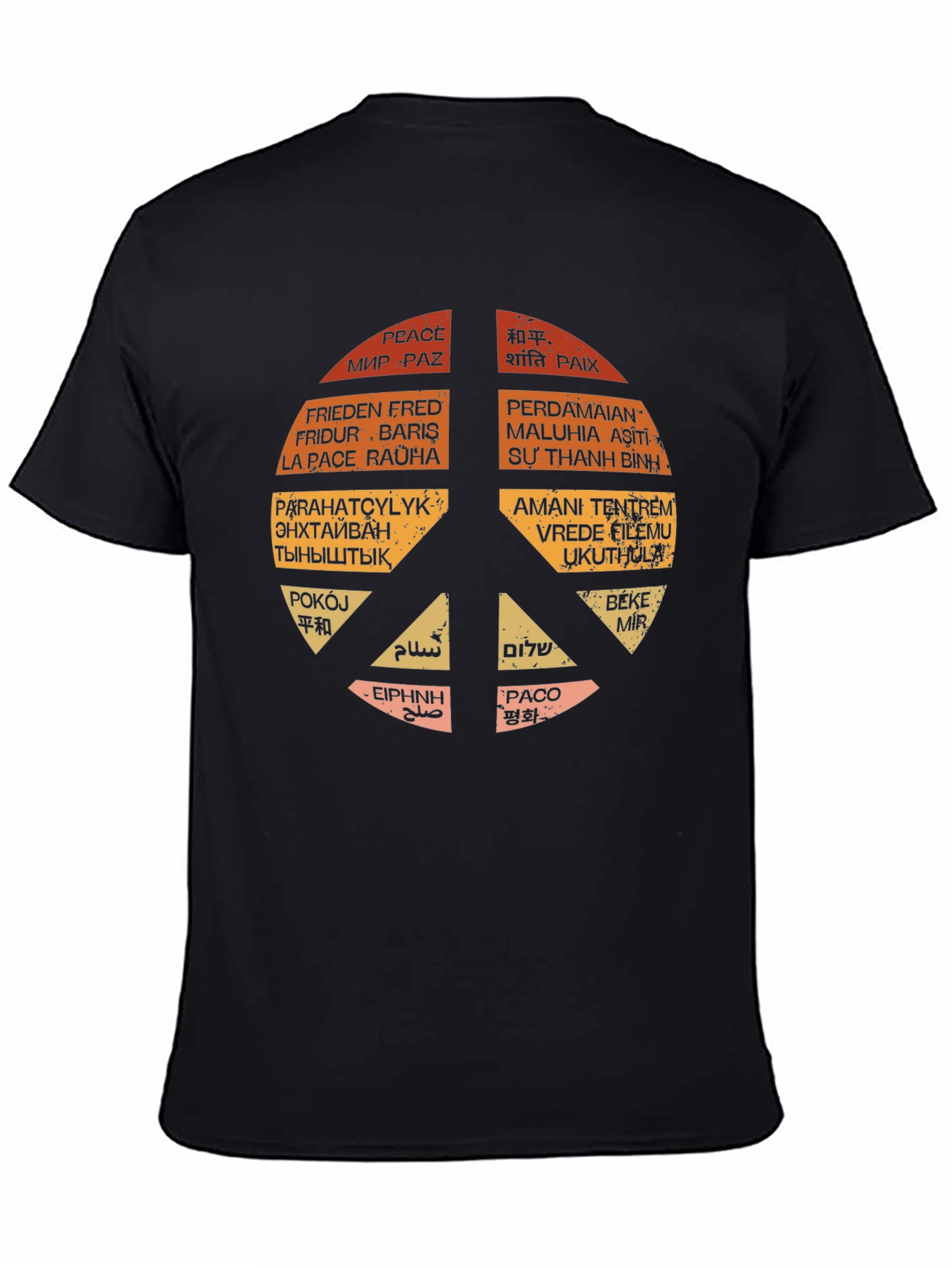 Peace Around the World Graphic T-Shirt