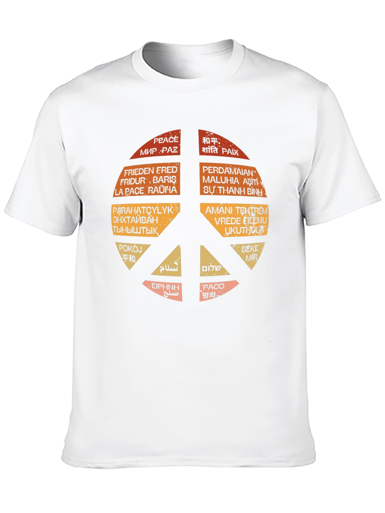 Peace Around the World Graphic T-Shirt