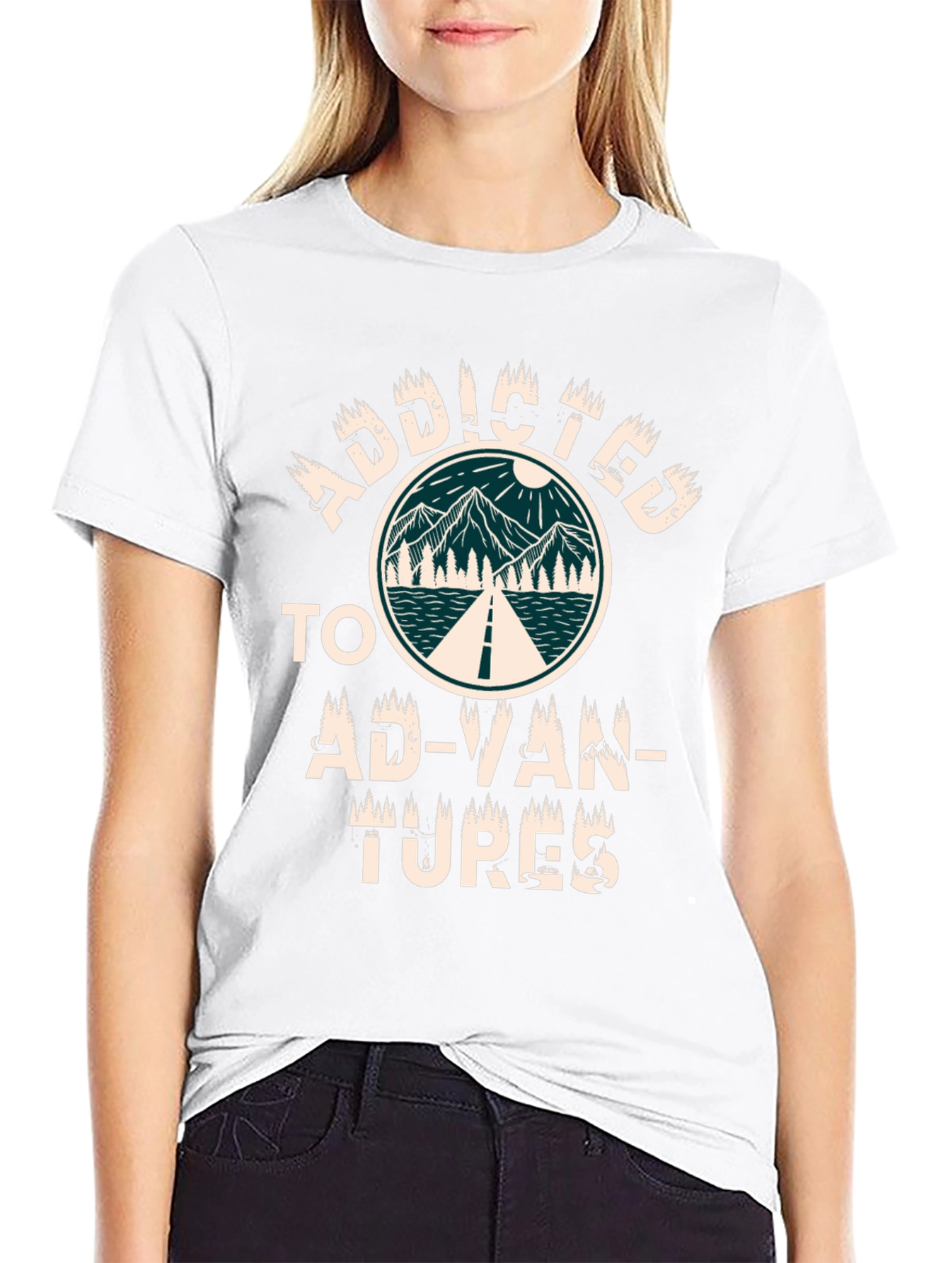 Addicted to Adventures Graphic T-Shirt