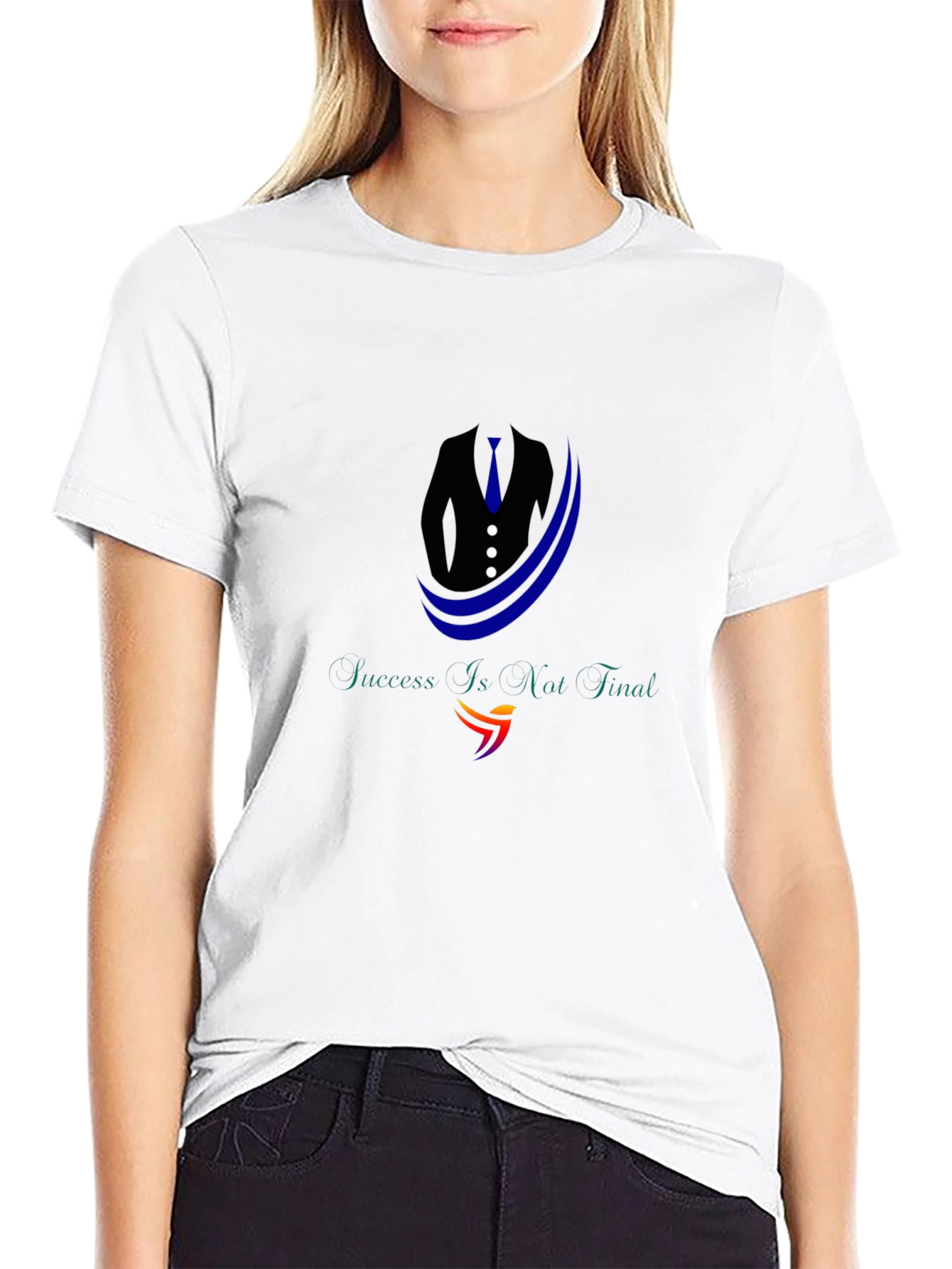 Success Aint Final Black Graphic Tee