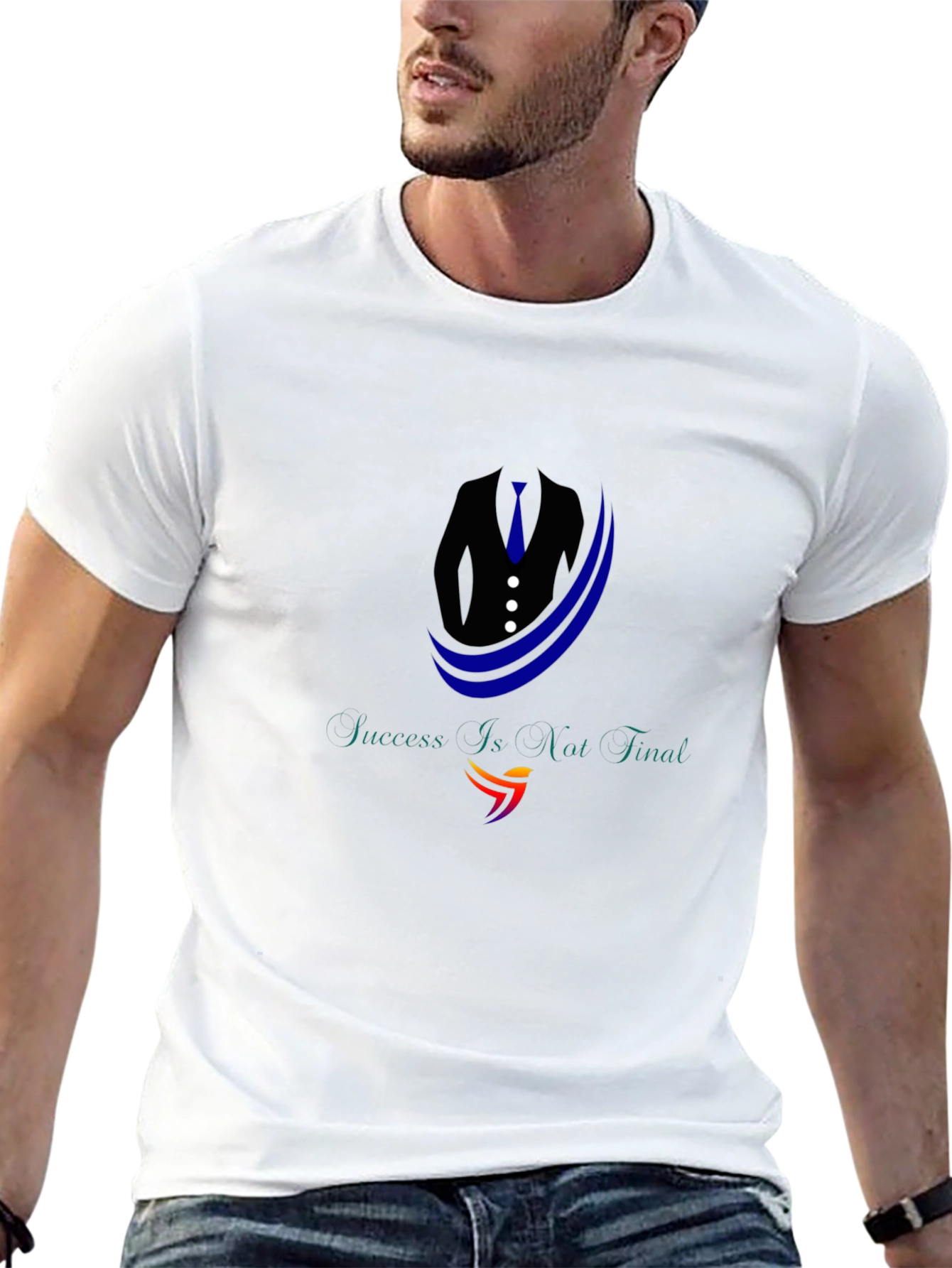 Success Aint Final Black Graphic Tee