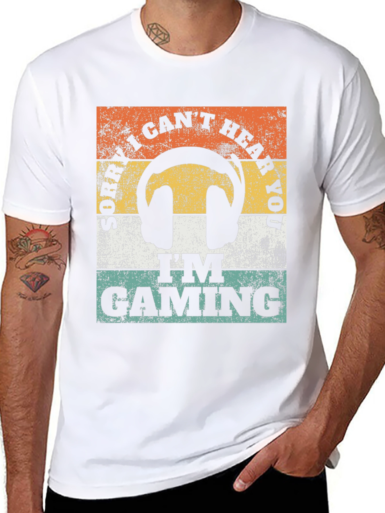Sorry I Cant Hear You Im Gaming T-Shirt