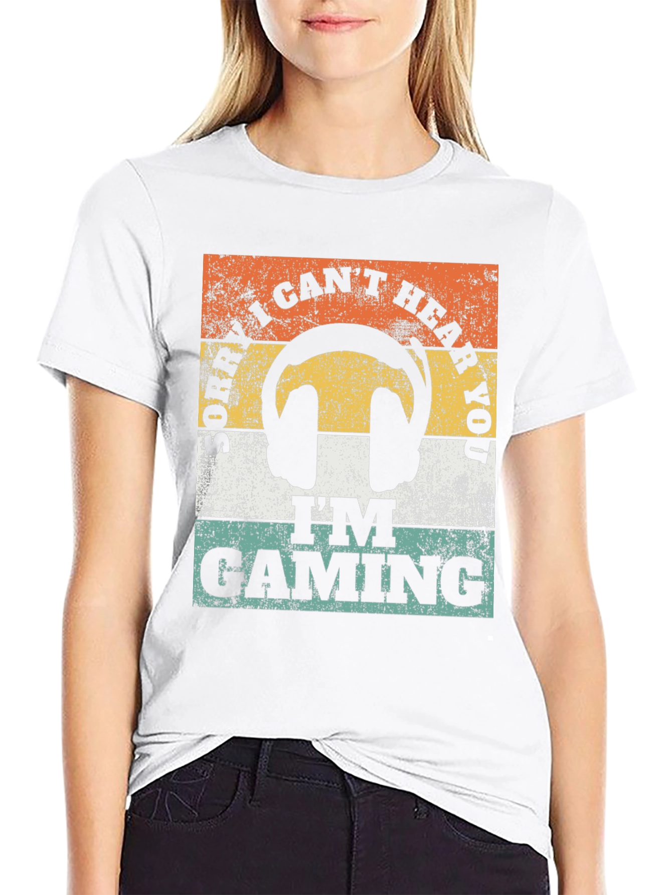 Sorry I Cant Hear You Im Gaming T-Shirt
