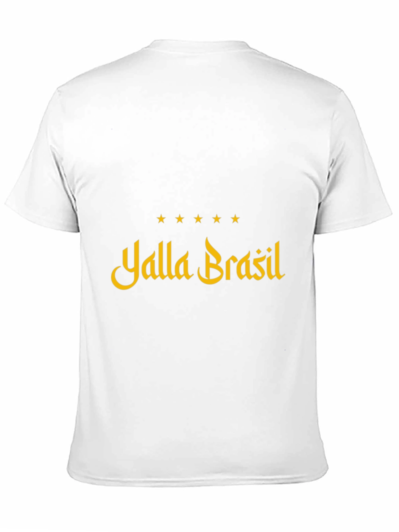 Yalla Brasil Graphic Tee - Black Cotton T-Shirt