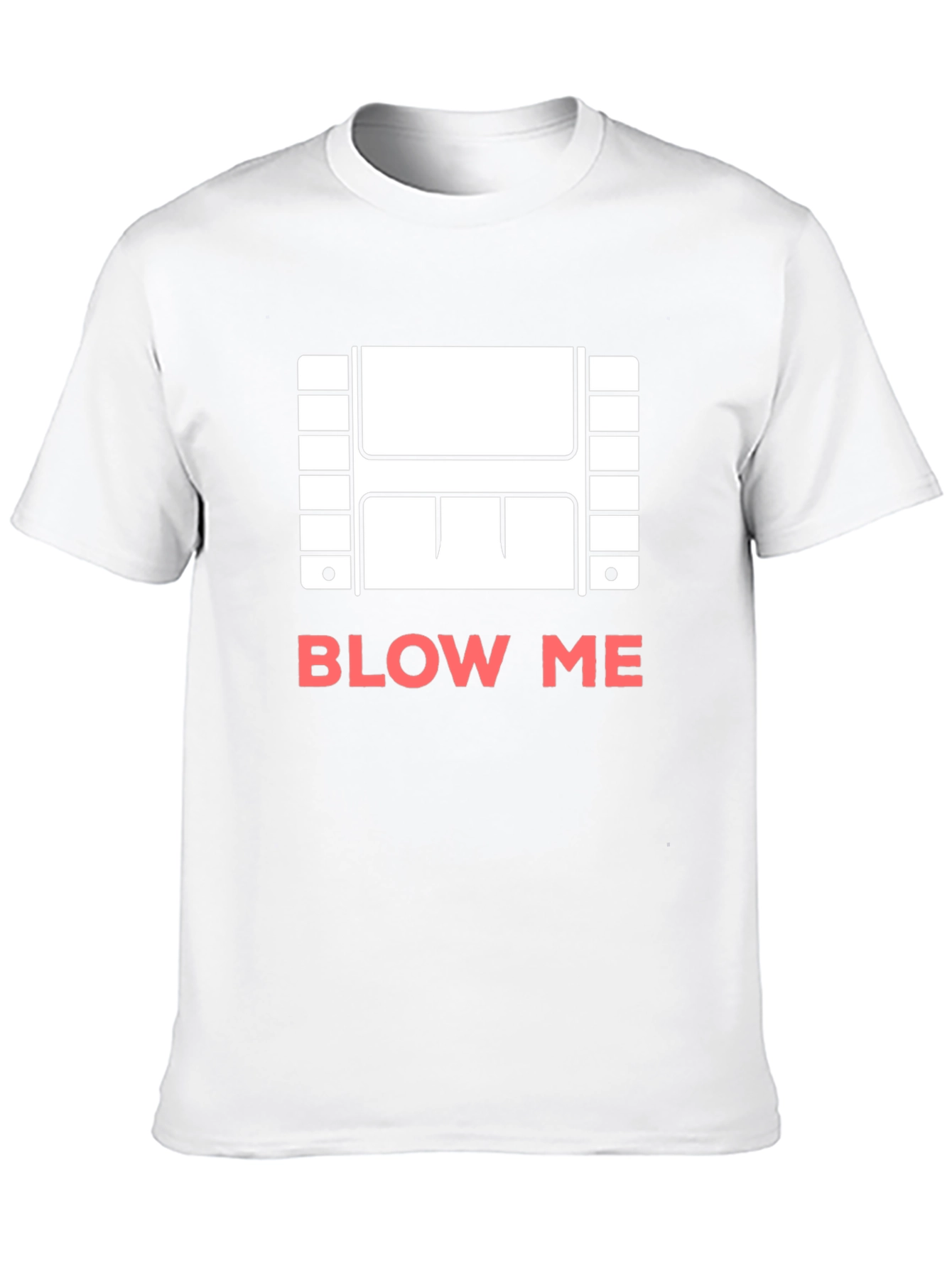 Funny Blow Me Cassette Tape Black T-Shirt