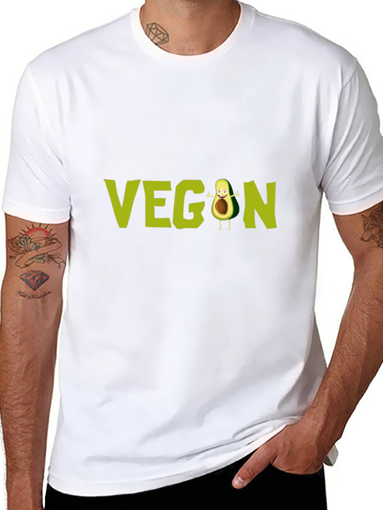 Vegan Avocado Graphic Tee