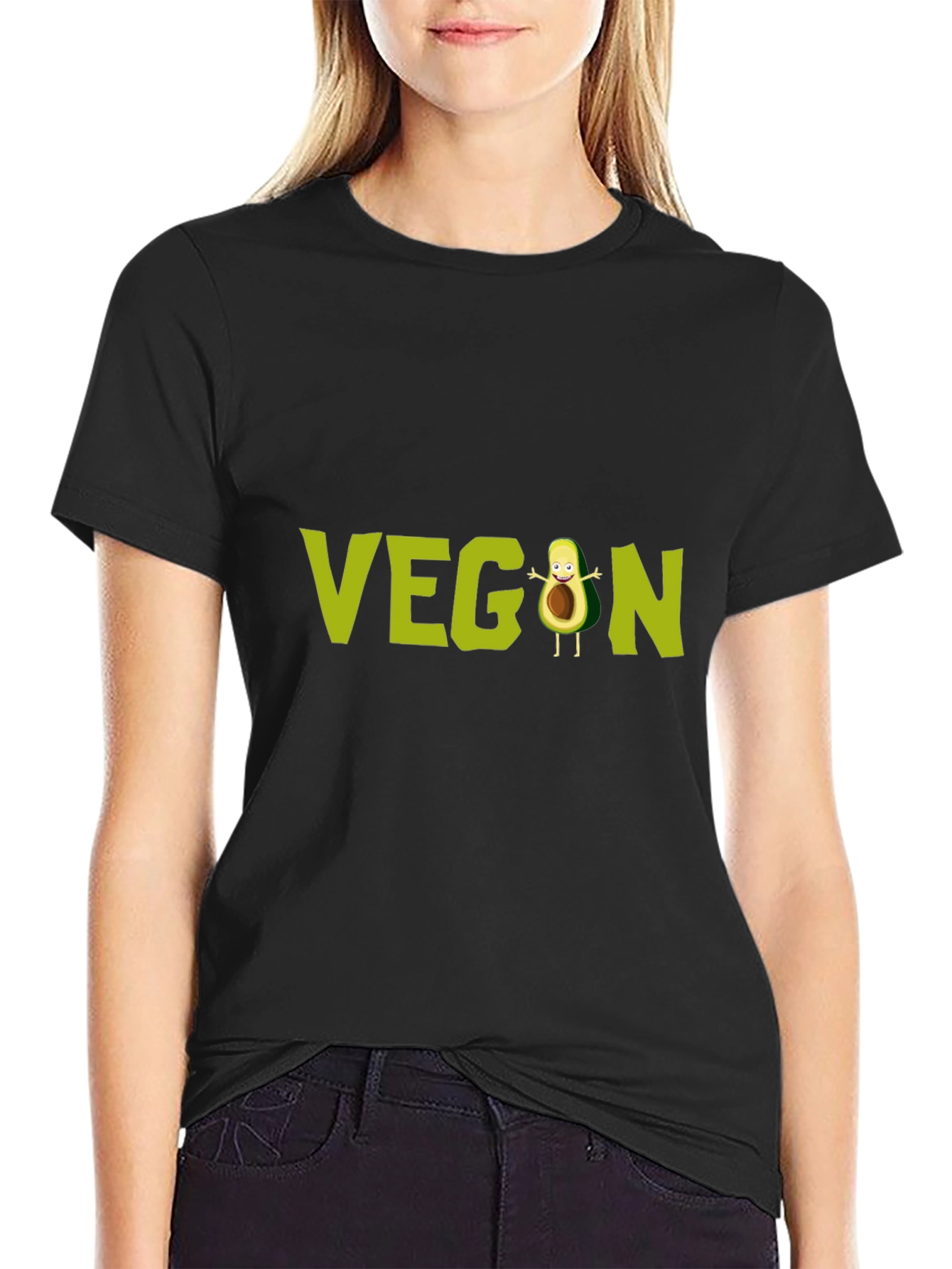 Vegan Avocado Graphic Tee