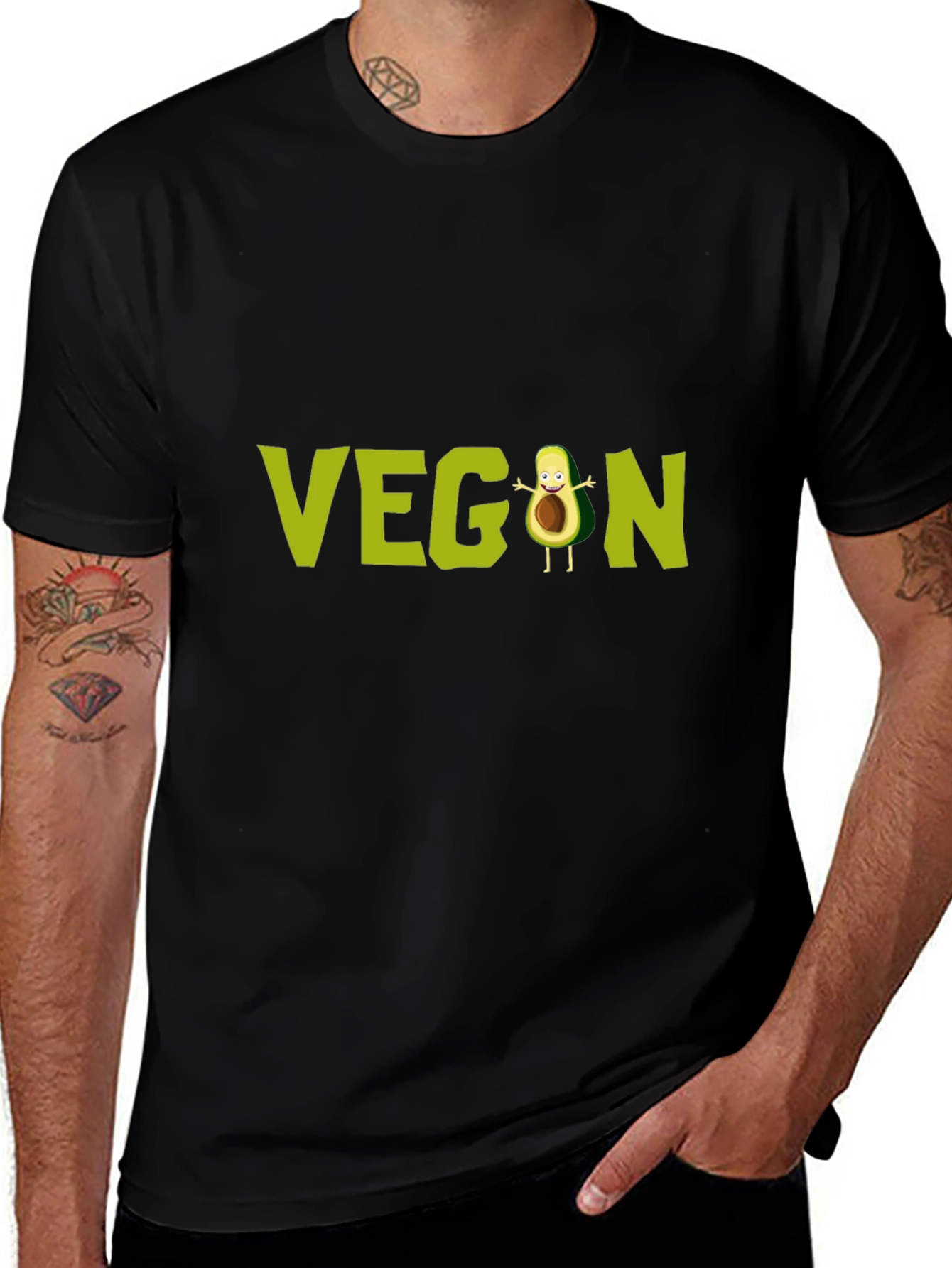 Vegan Avocado Graphic Tee