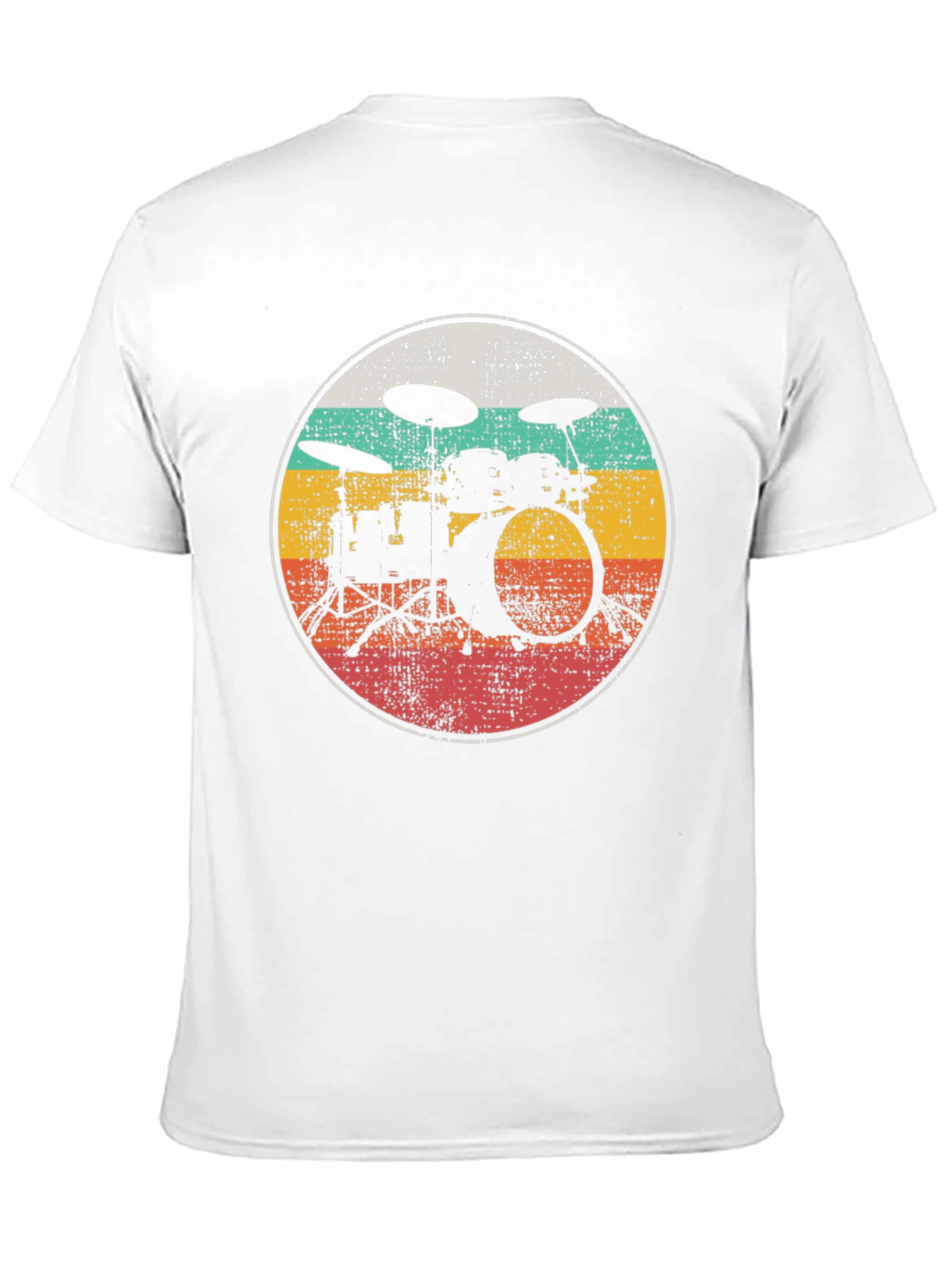 Retro Drum Set Graphic Tee