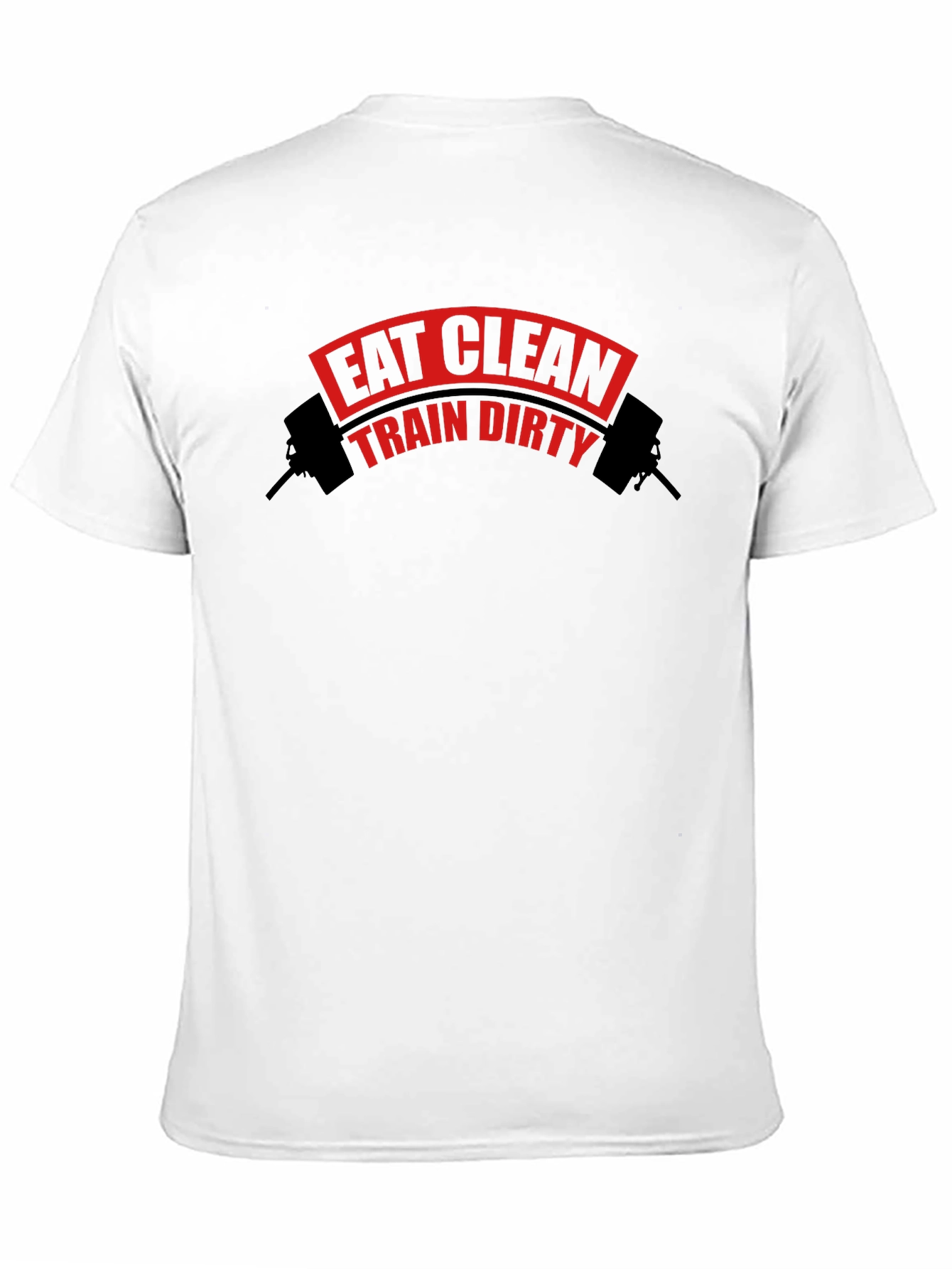 Eat Clean Train Dirty Black T-Shirt