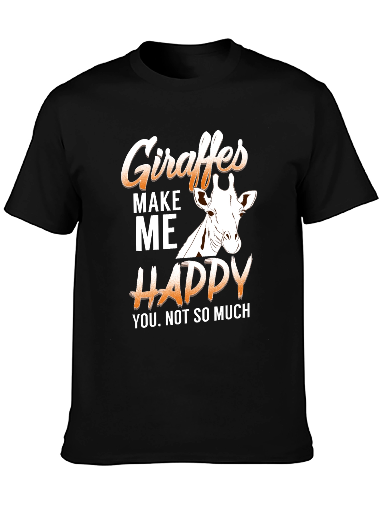 Giraffe Graphic T-Shirt - Funny Animal Lover Tee