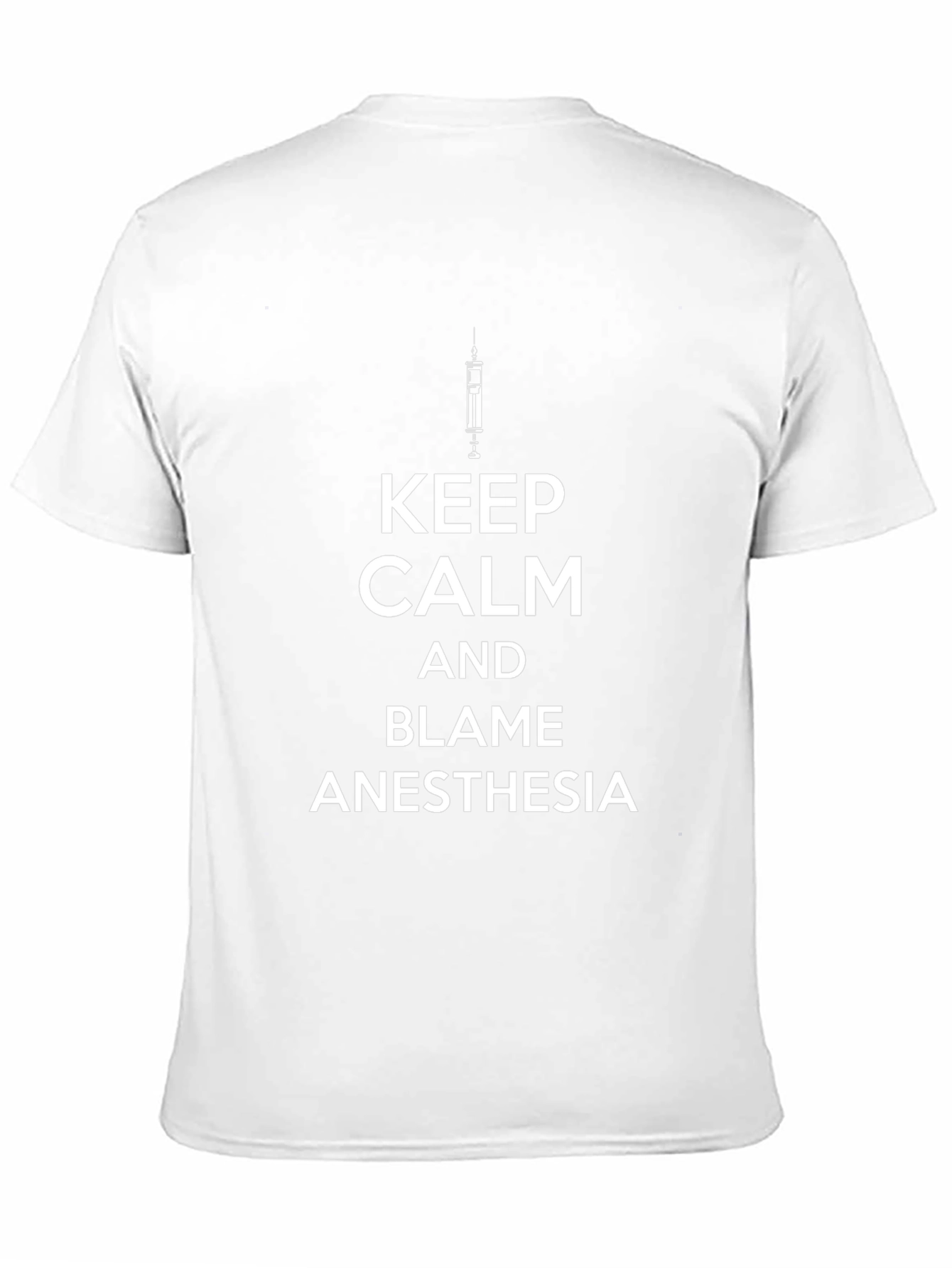Keep Calm Anesthesia Black Graphic Tee