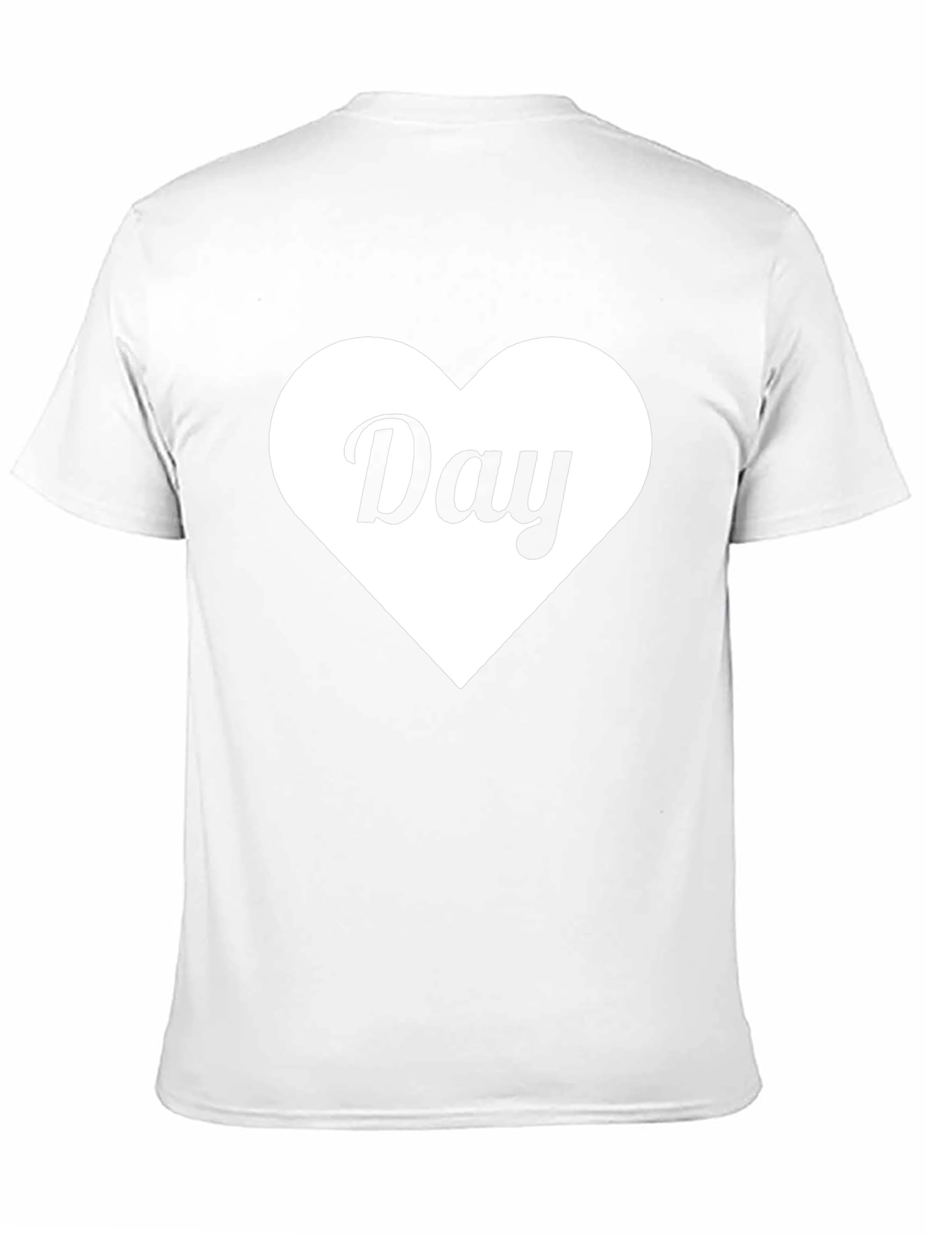 Heart Day T-Shirt - Stylish Black Tee