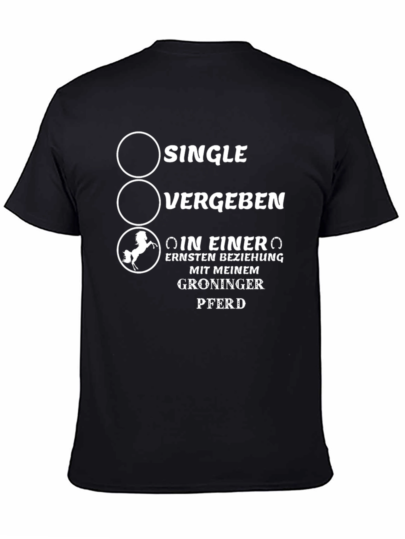Single Vergeben Groninger Pferd T-Shirt
