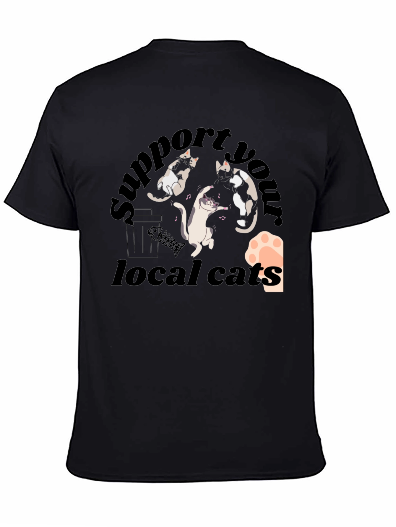 Support Your Local Cats T-Shirt